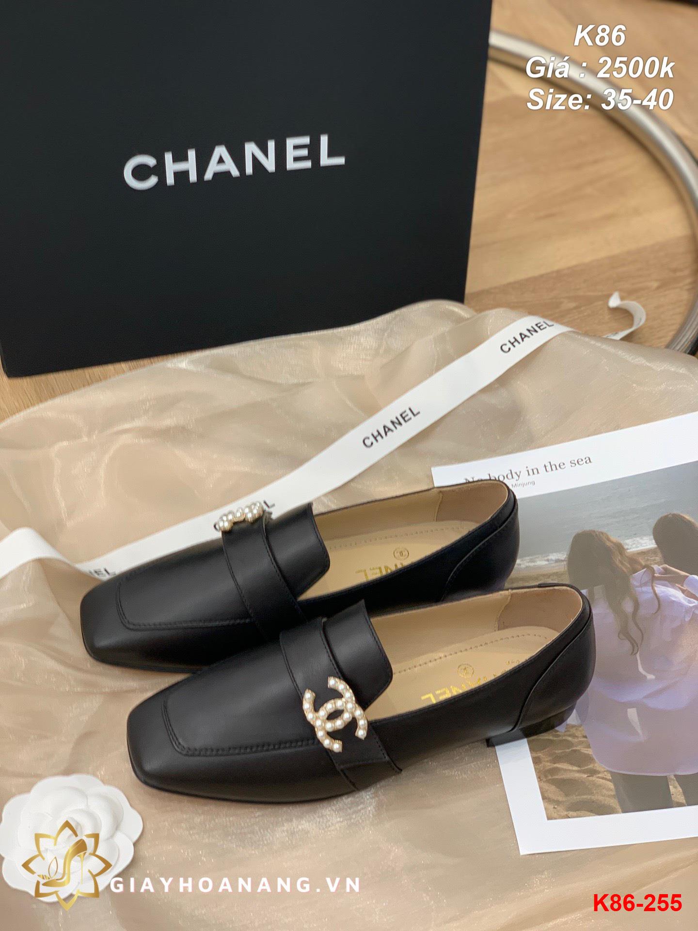 K86-255 Chanel giày lười siêu cấp