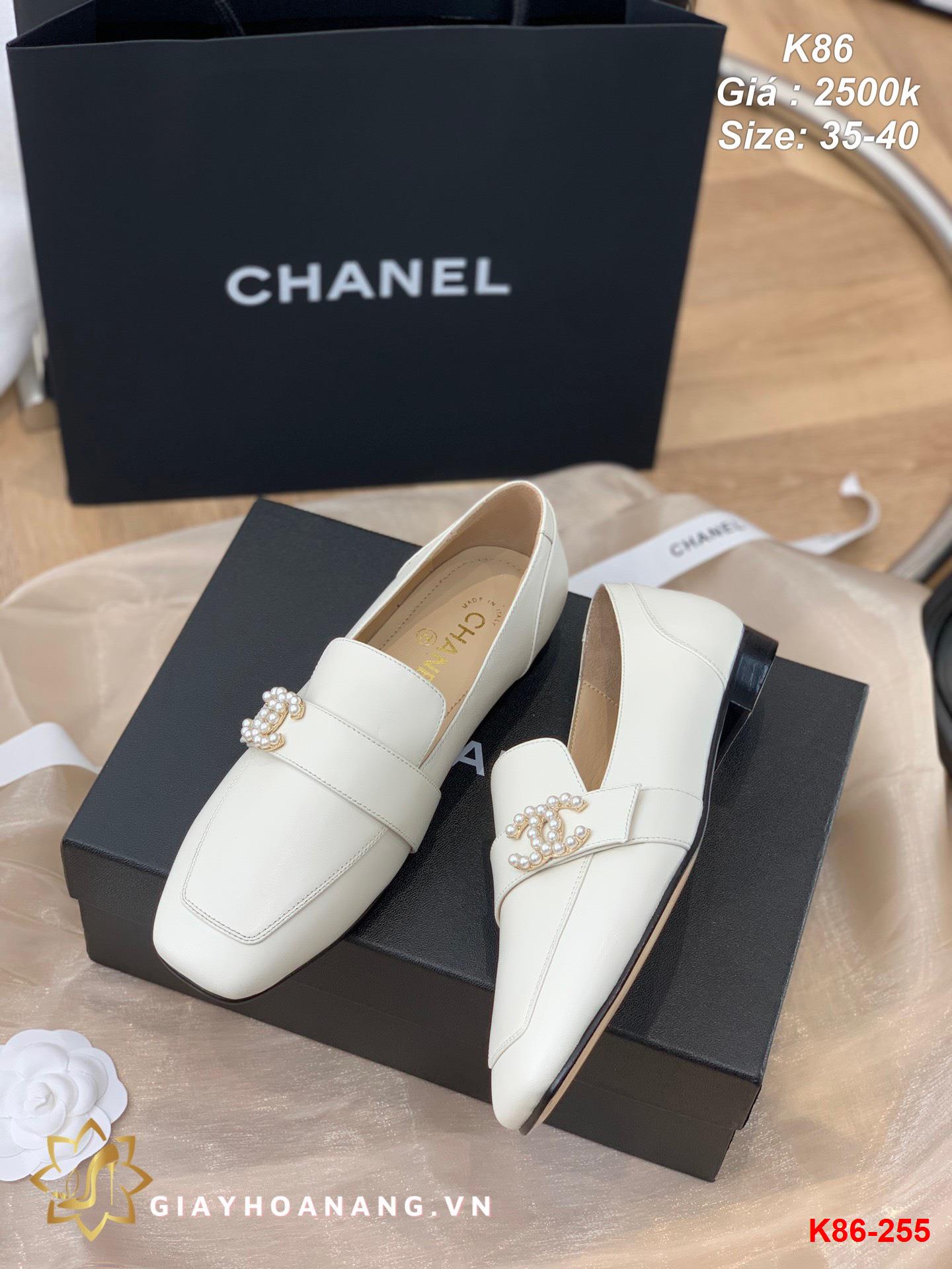 K86-255 Chanel giày lười siêu cấp