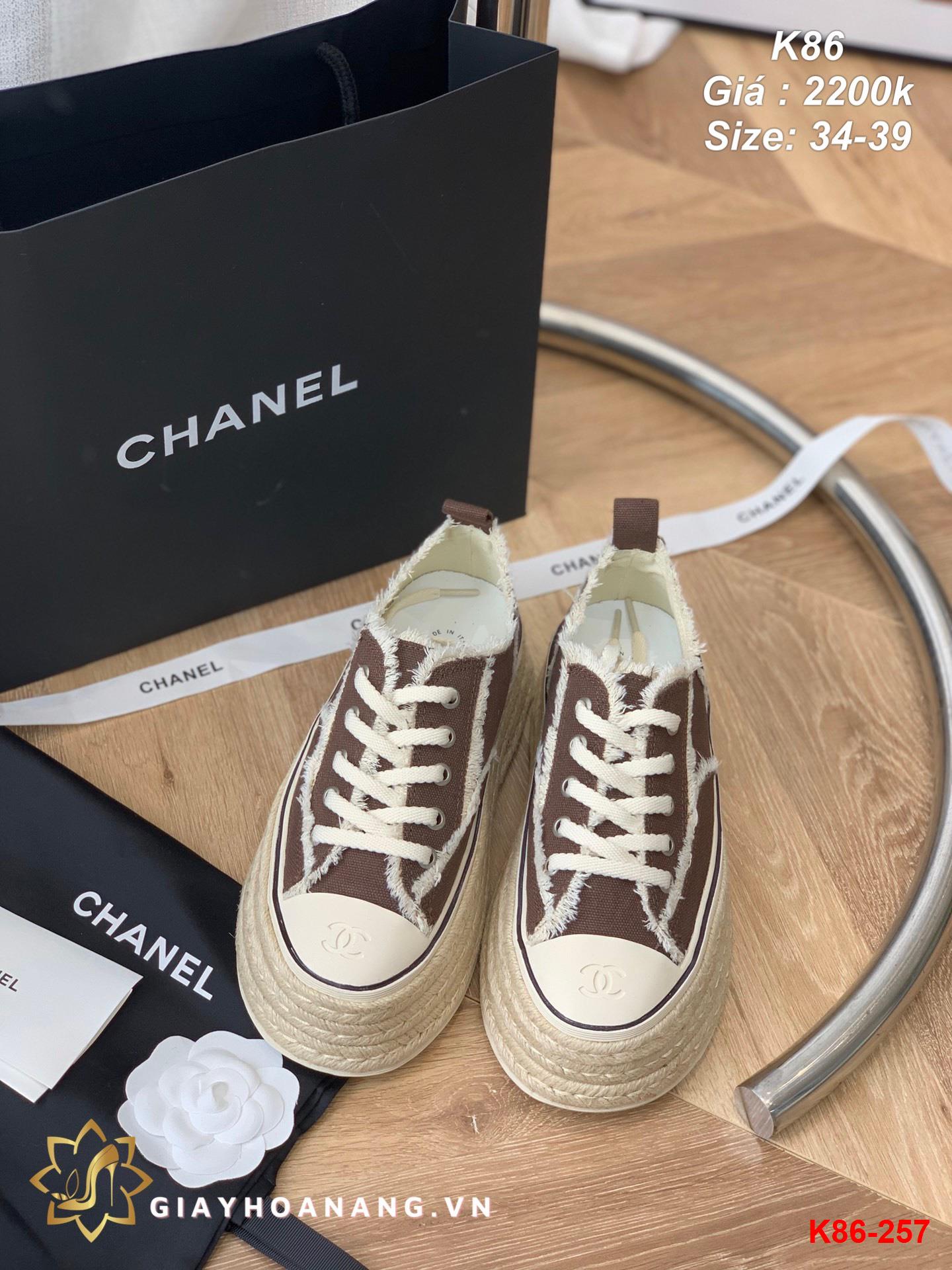 K86-257 Chanel giày thể thao siêu cấp