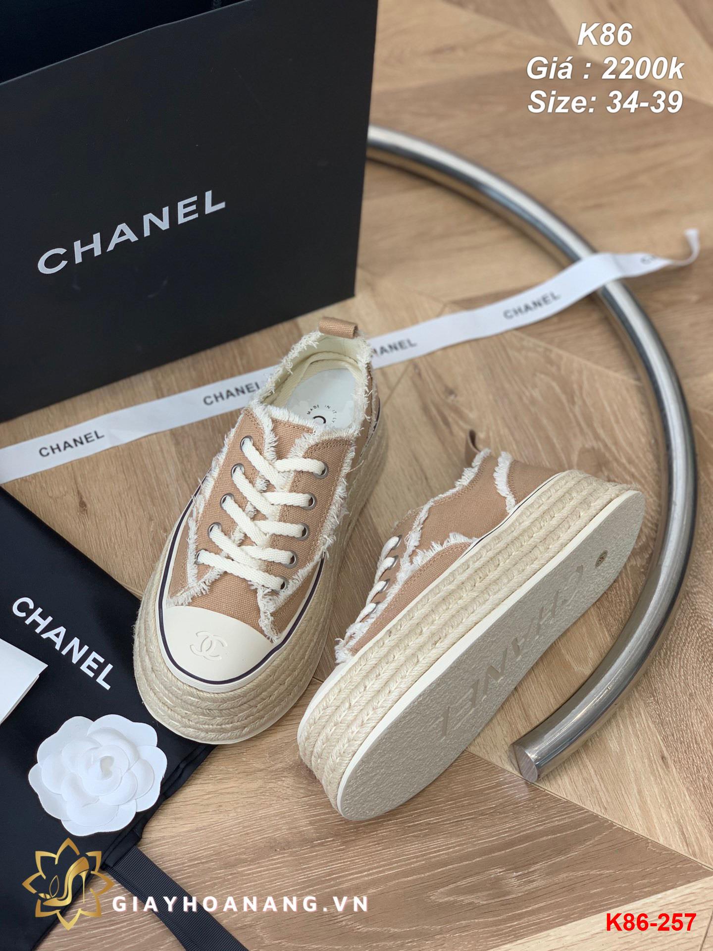 K86-257 Chanel giày thể thao siêu cấp