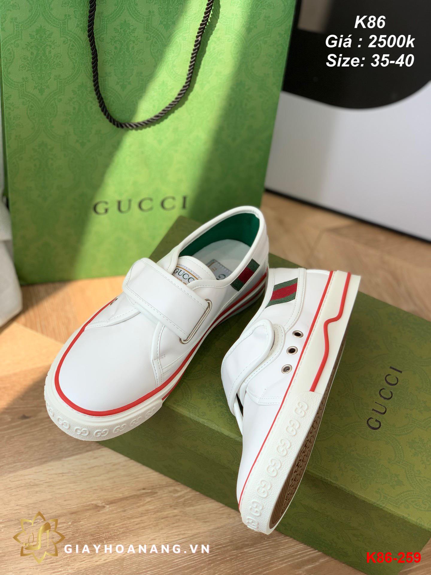 K86-259 Gucci giày thể thao siêu cấp