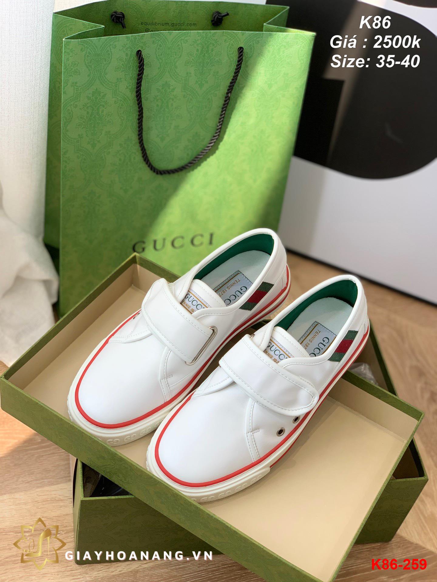 K86-259 Gucci giày thể thao siêu cấp