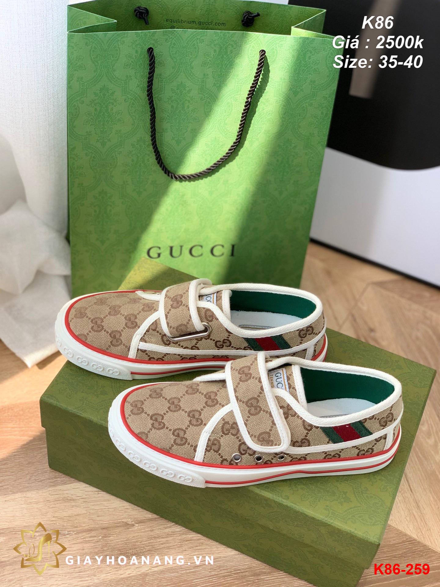 K86-259 Gucci giày thể thao siêu cấp