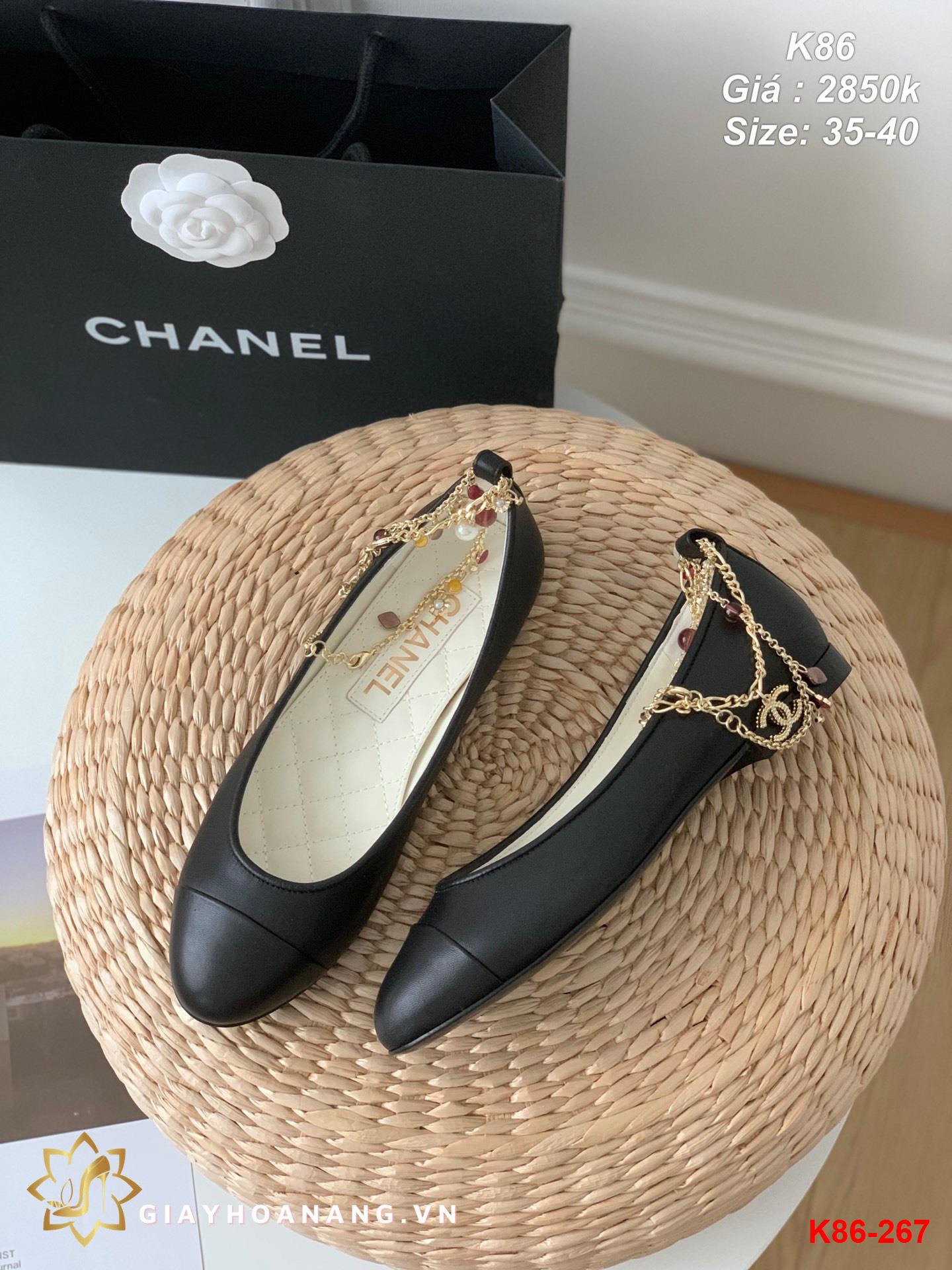 K86-267 Chanel giày bệt siêu cấp