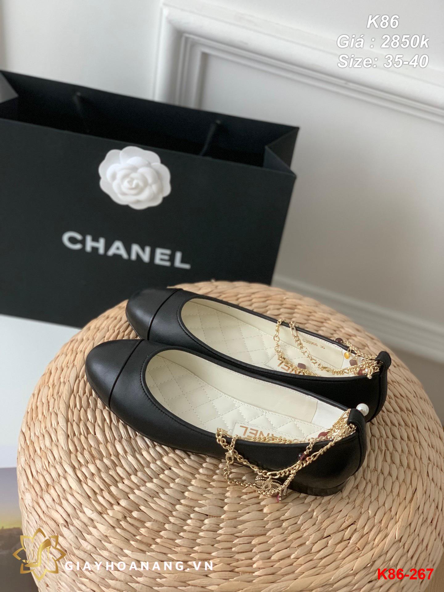 K86-267 Chanel giày bệt siêu cấp