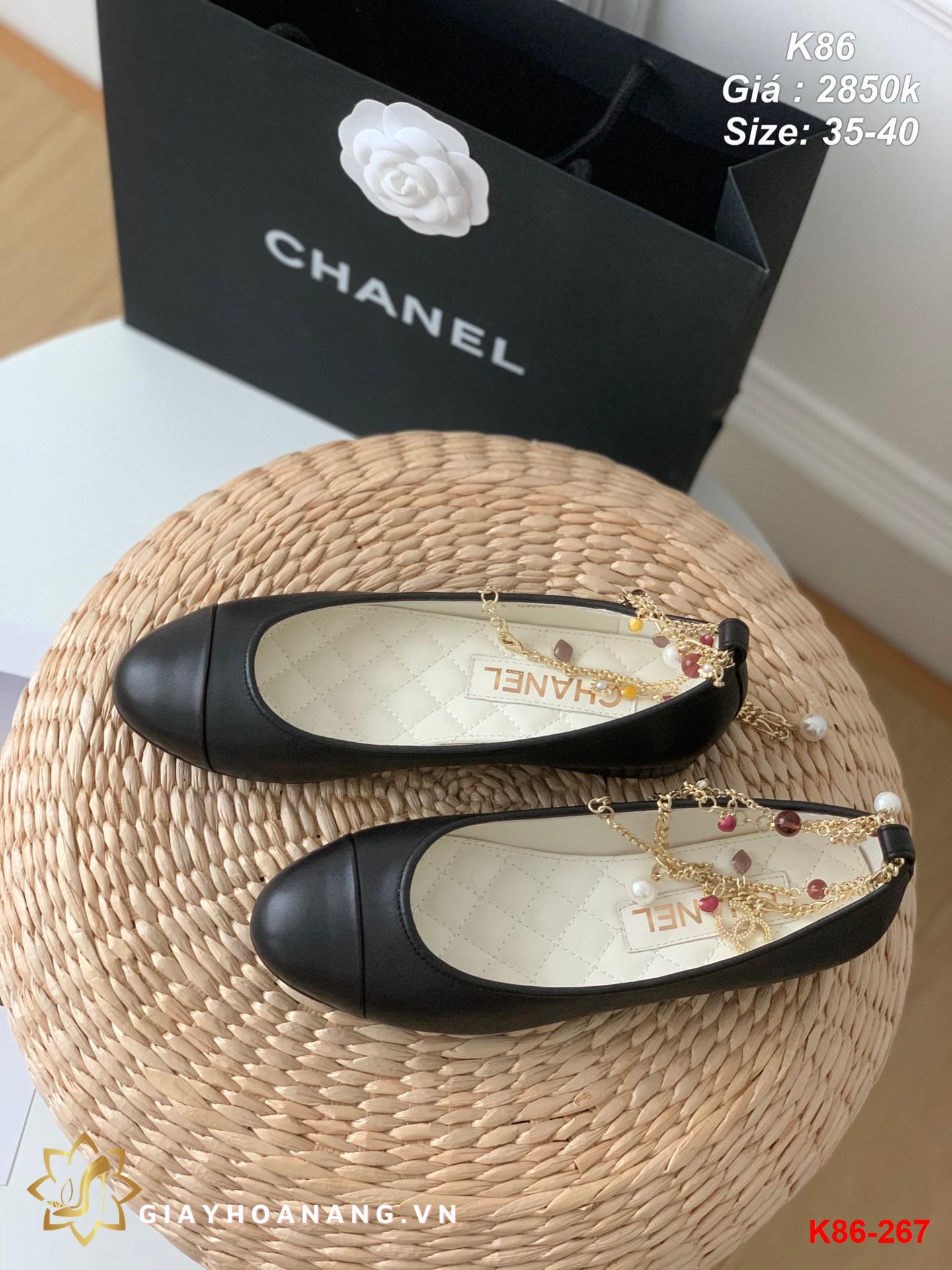 K86-267 Chanel giày bệt siêu cấp