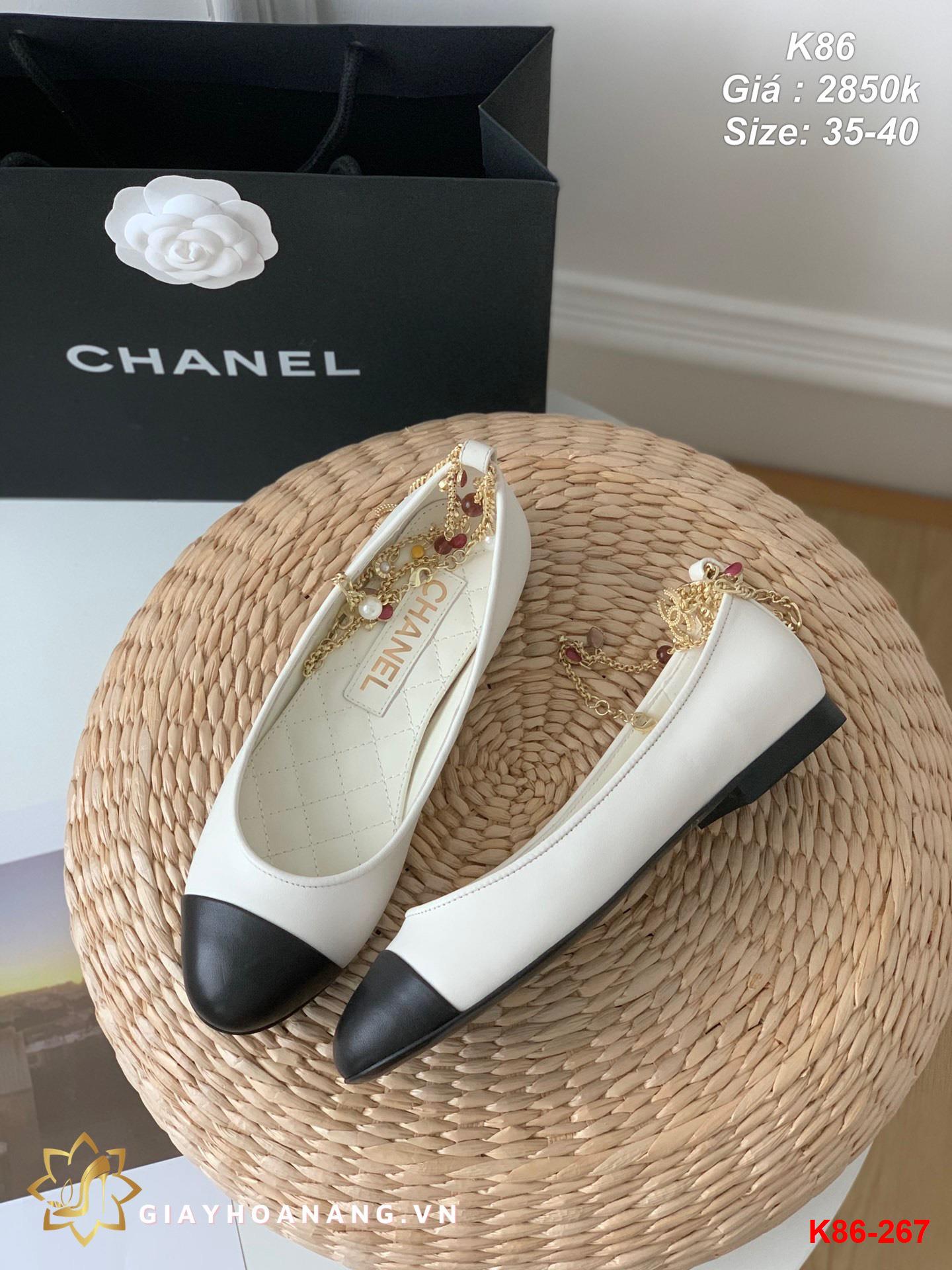 K86-267 Chanel giày bệt siêu cấp