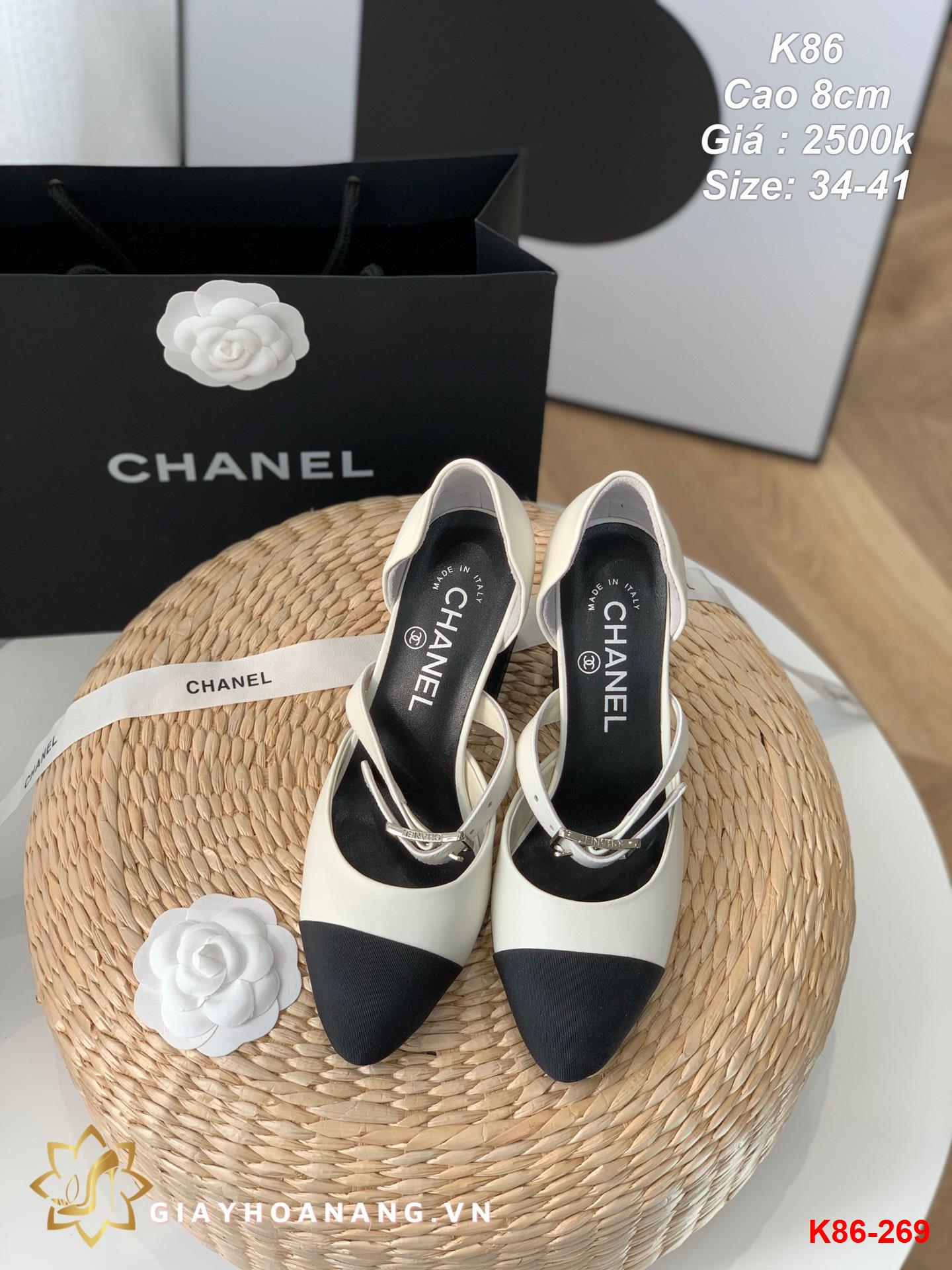 K86-269 Chanel sandal cao 8cm siêu cấp