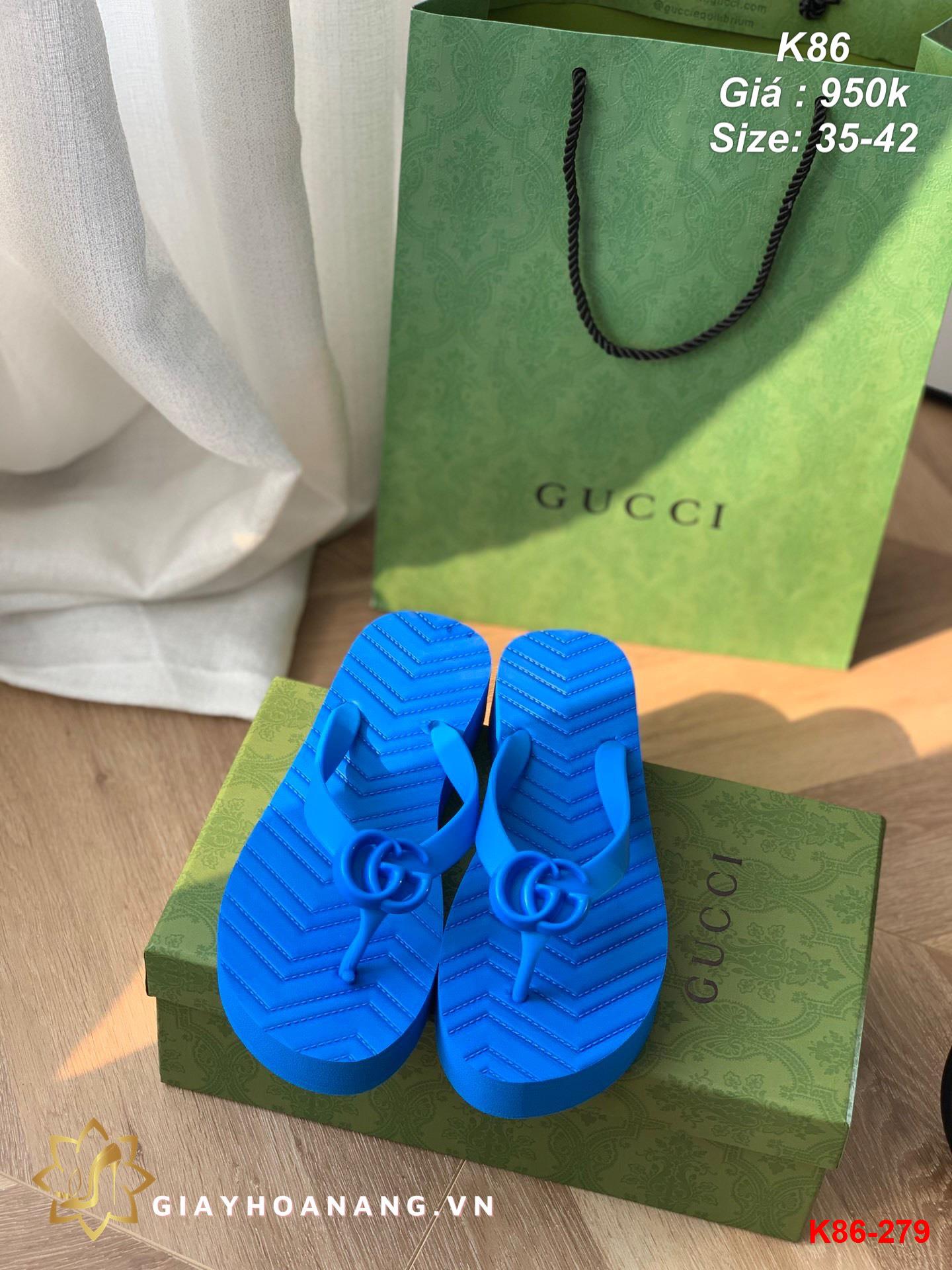 K86-279 Gucci dép sỏ ngón siêu cấp