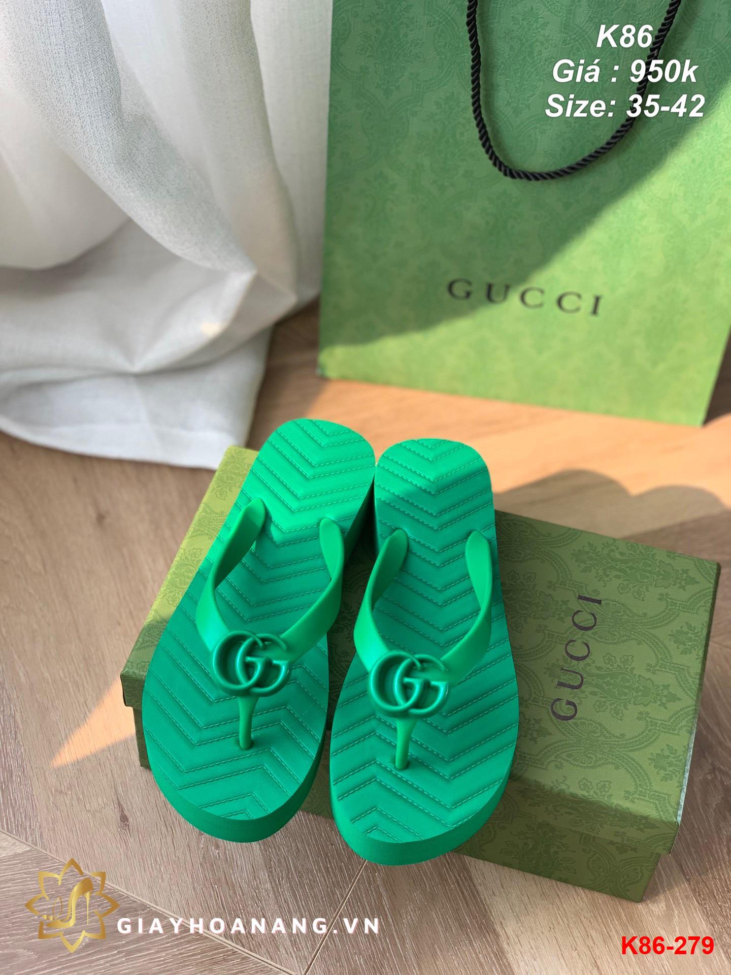 K86-279 Gucci dép sỏ ngón siêu cấp