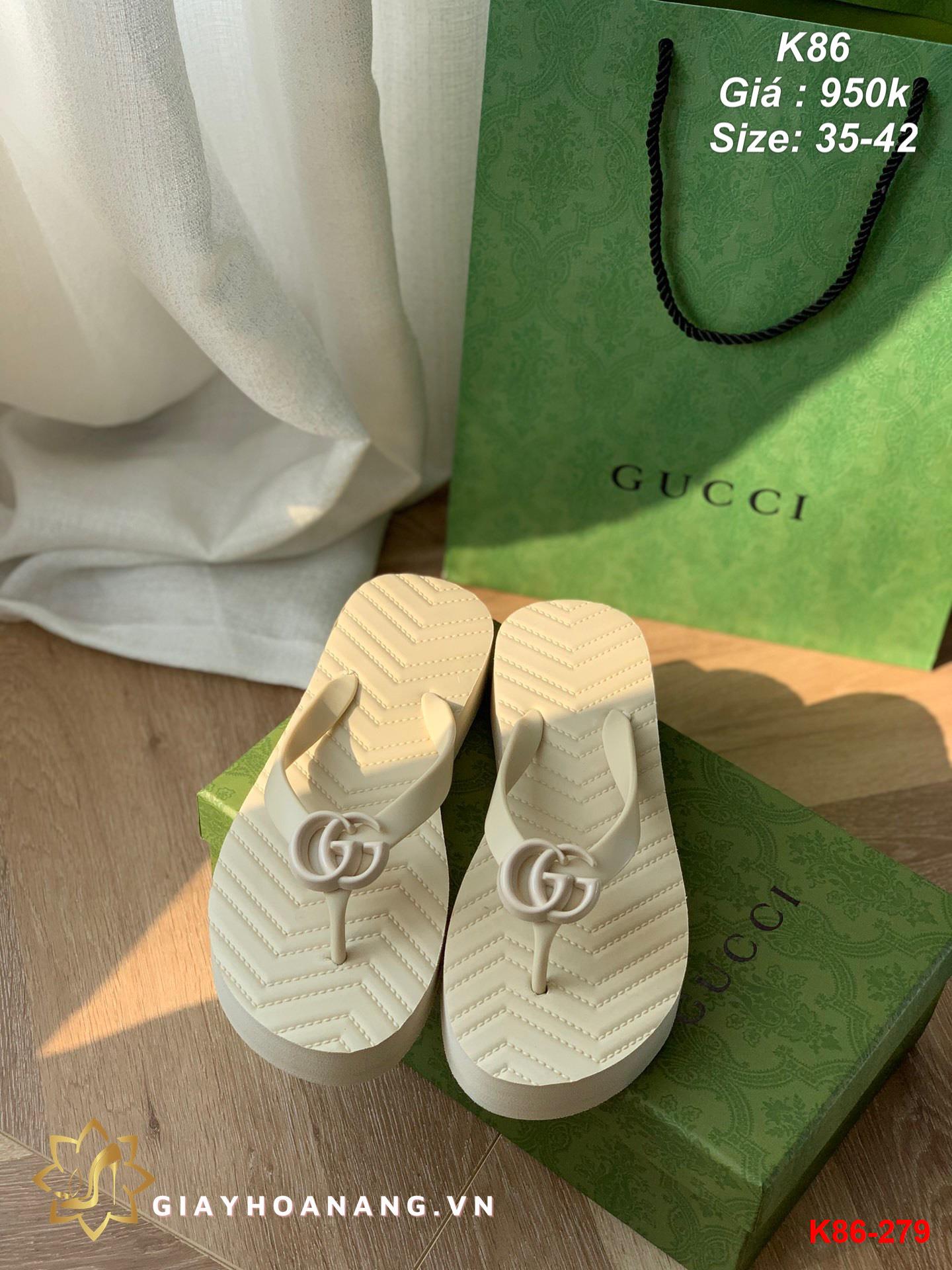 K86-279 Gucci dép sỏ ngón siêu cấp