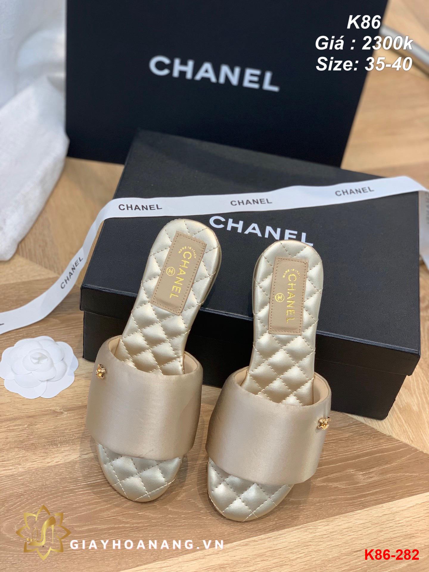 K86-282 Chanel dép siêu cấp