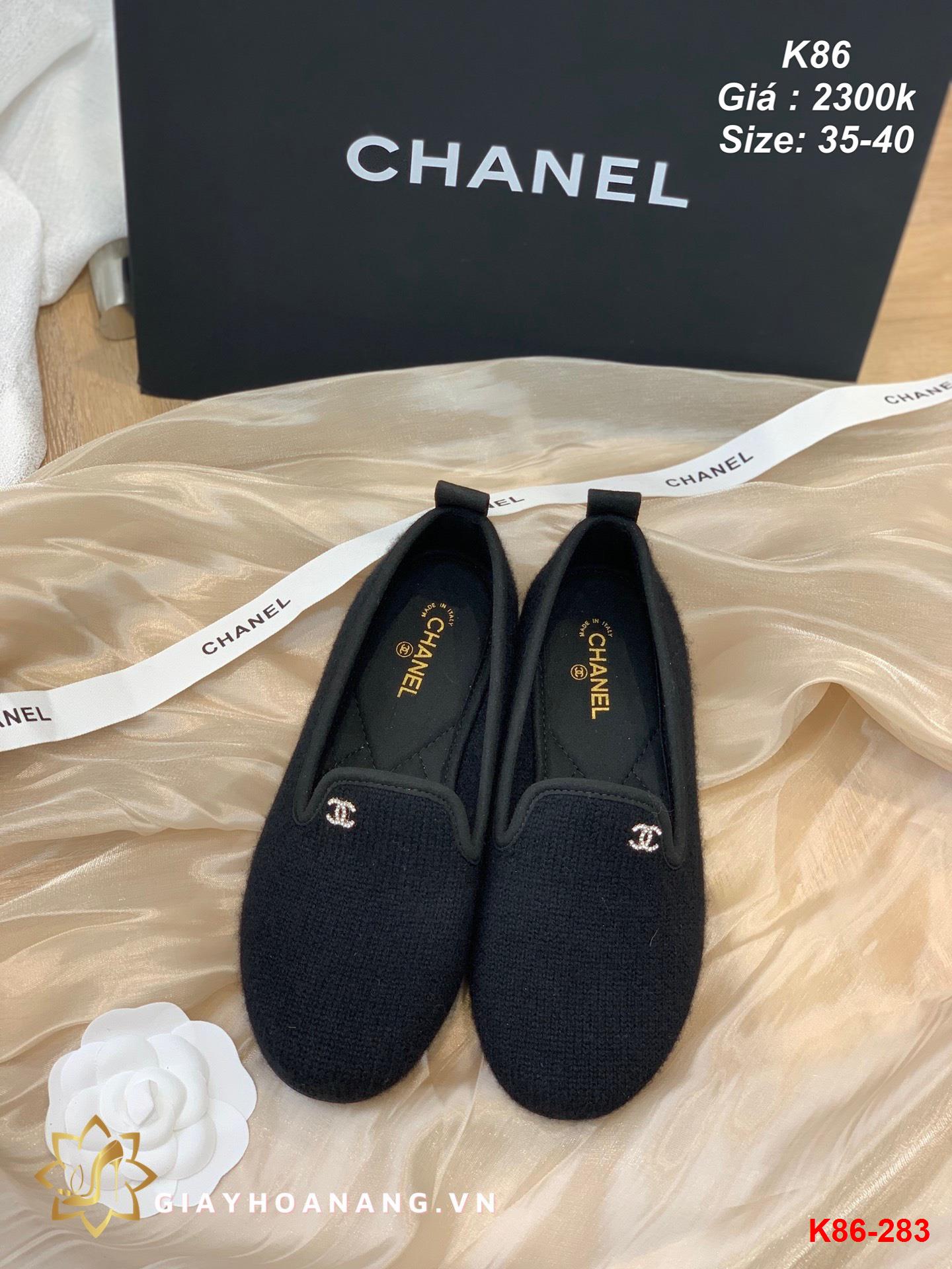 K86-283 Chanel giày lười siêu cấp