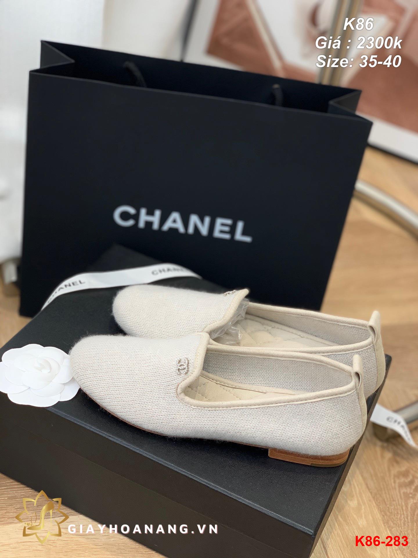 K86-283 Chanel giày lười siêu cấp