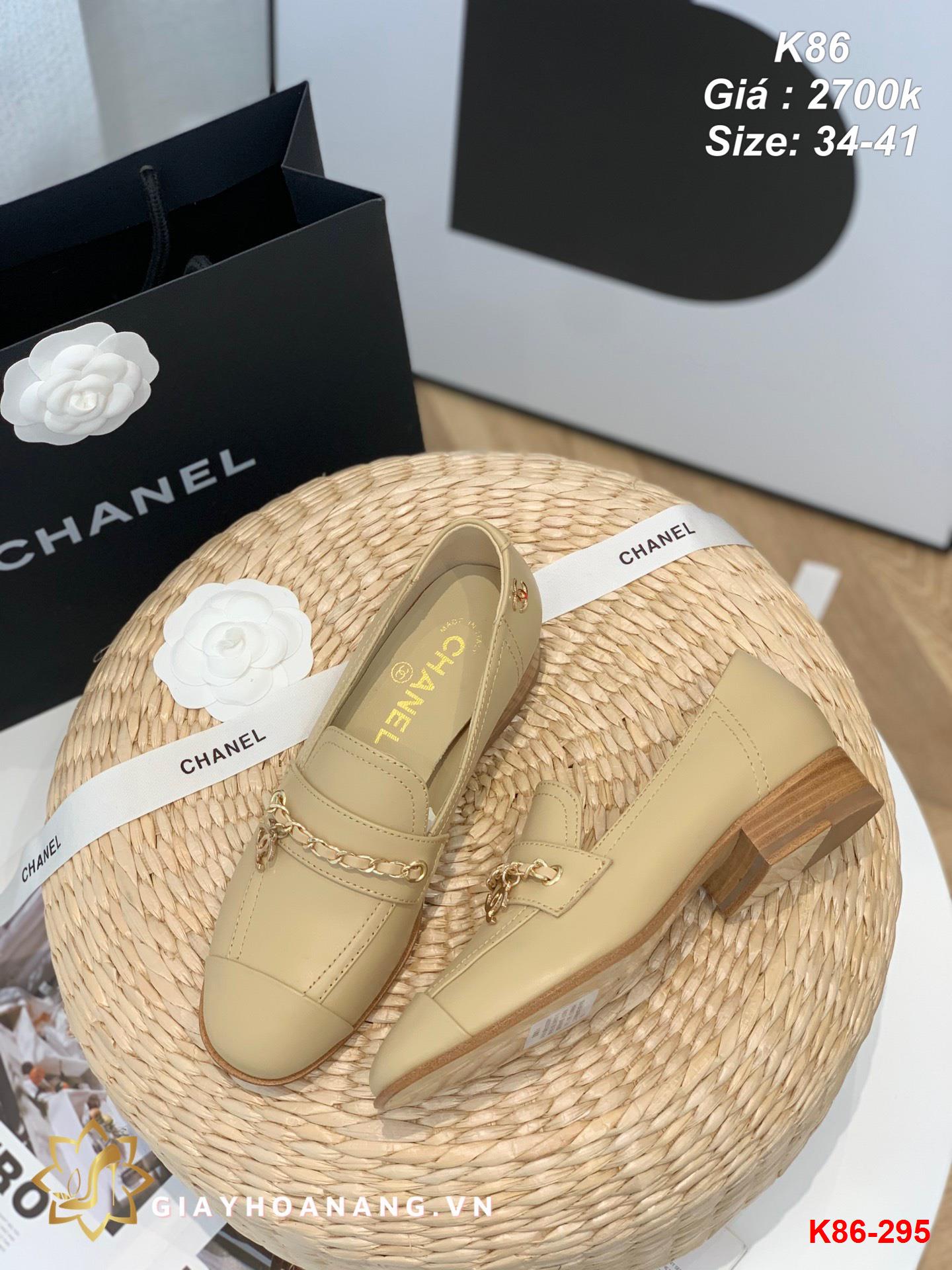 K86-295 Chanel giày lười siêu cấp