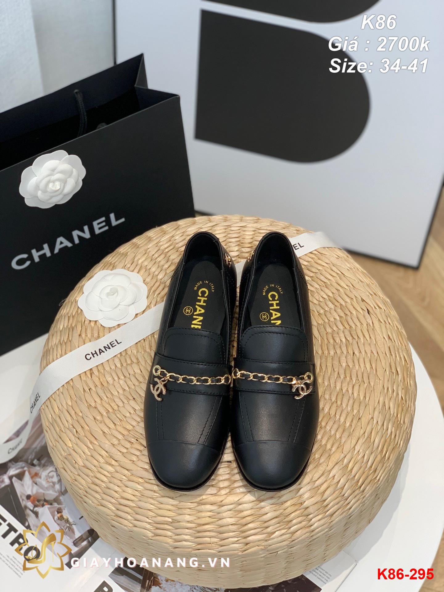 K86-295 Chanel giày lười siêu cấp