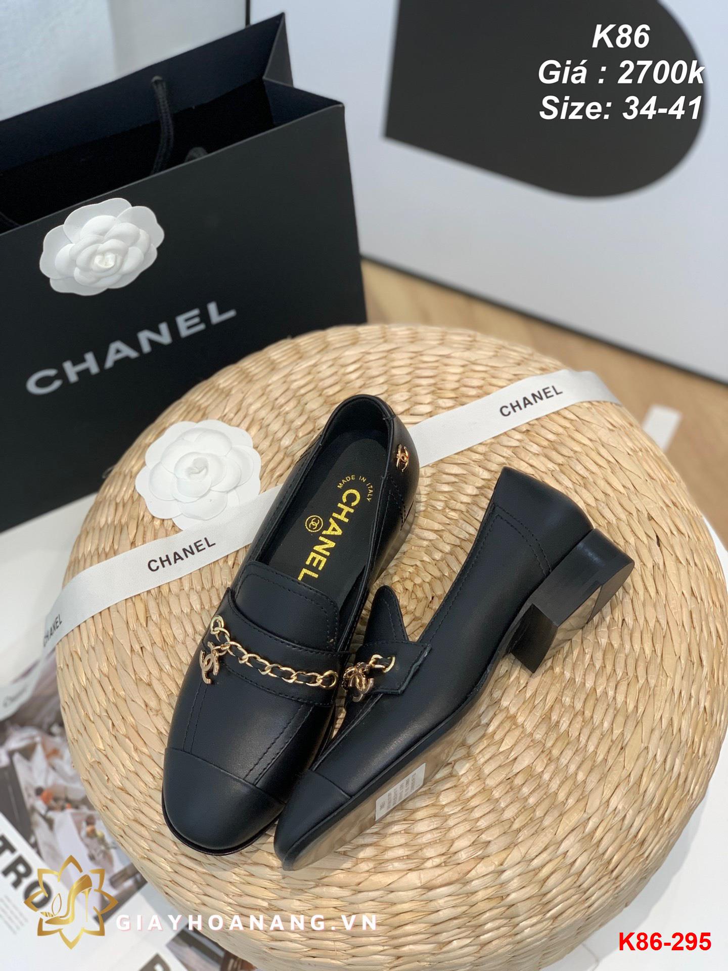 K86-295 Chanel giày lười siêu cấp