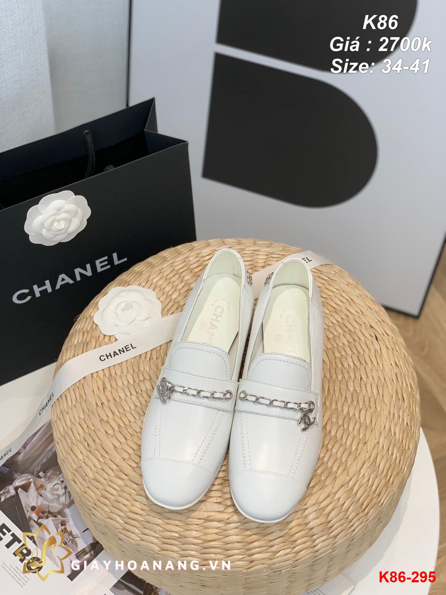 K86-295 Chanel giày lười siêu cấp