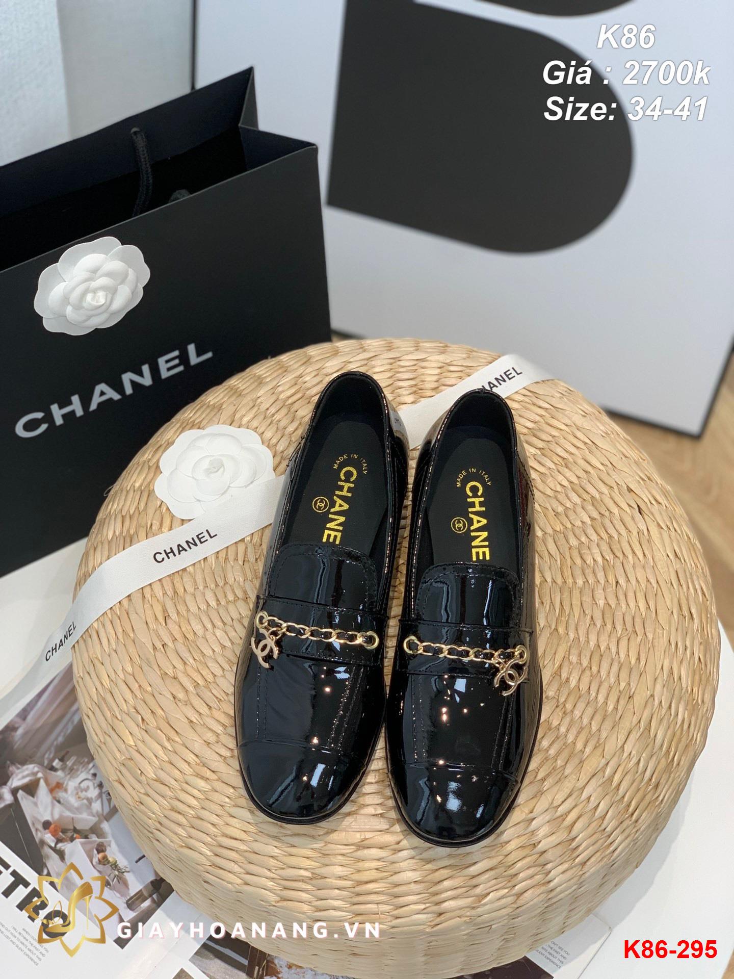 K86-295 Chanel giày lười siêu cấp