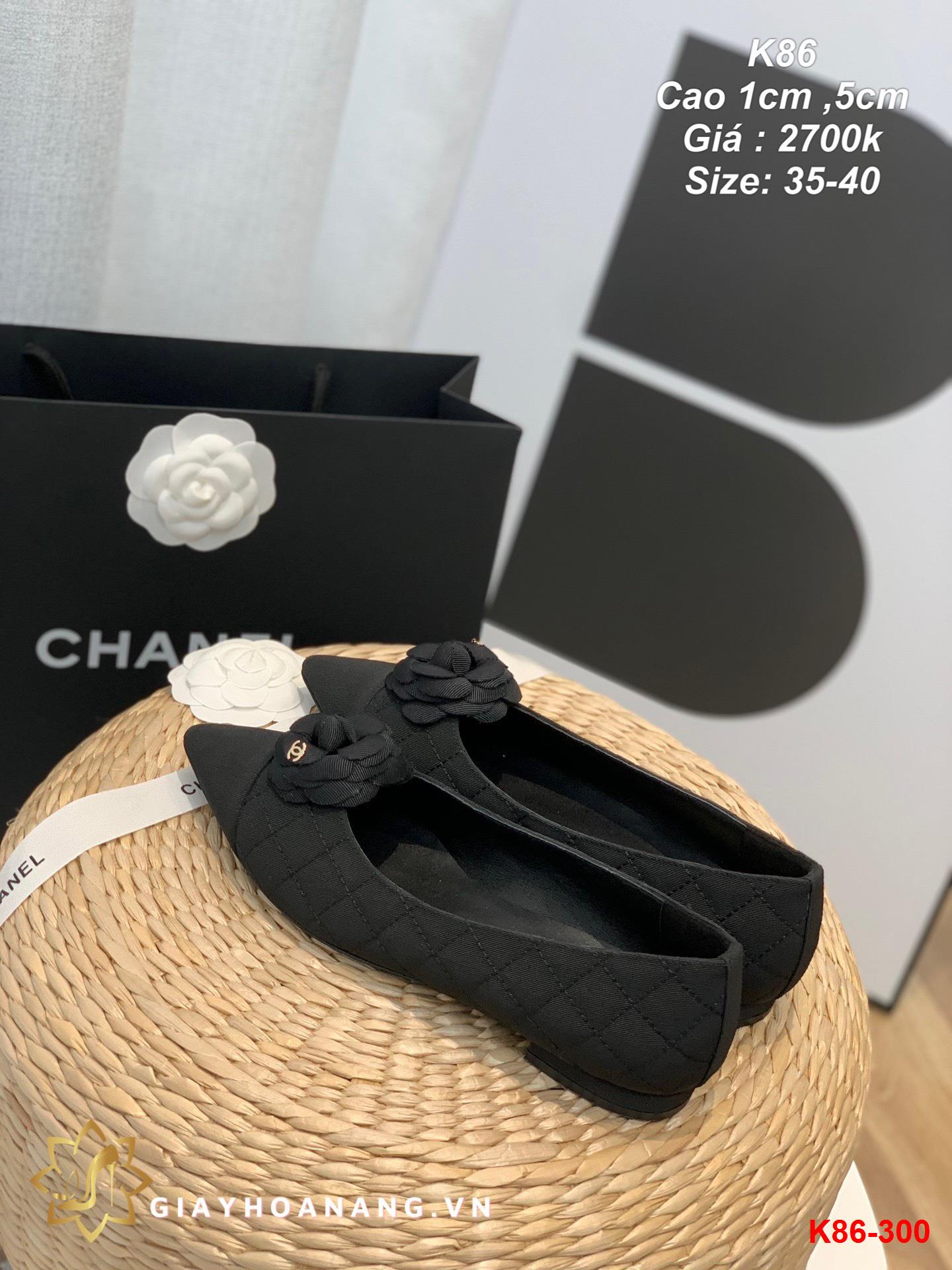 K86-300 Chanel giày cao 1cm ,5cm siêu cấp