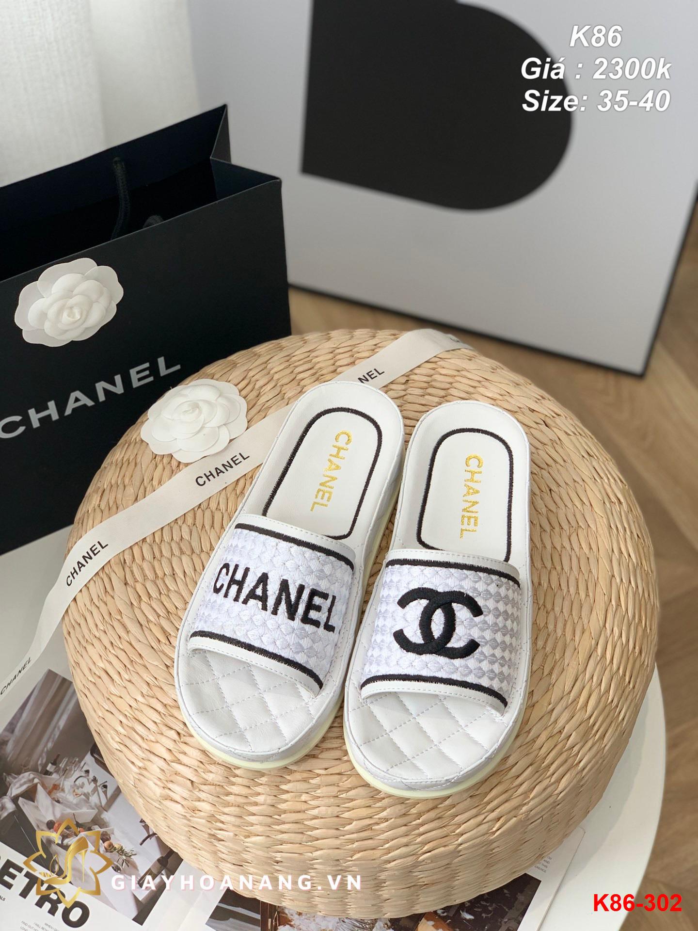 K86-302 Chanel dép siêu cấp