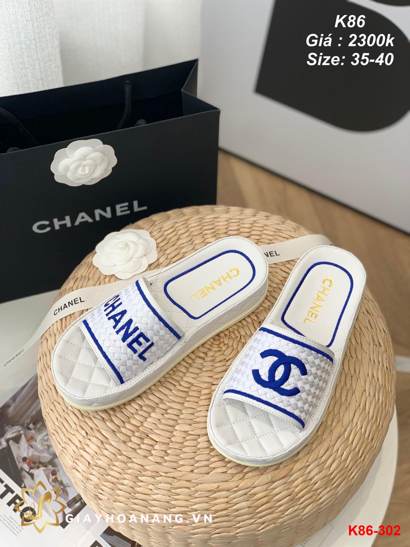 K86-302 Chanel dép siêu cấp