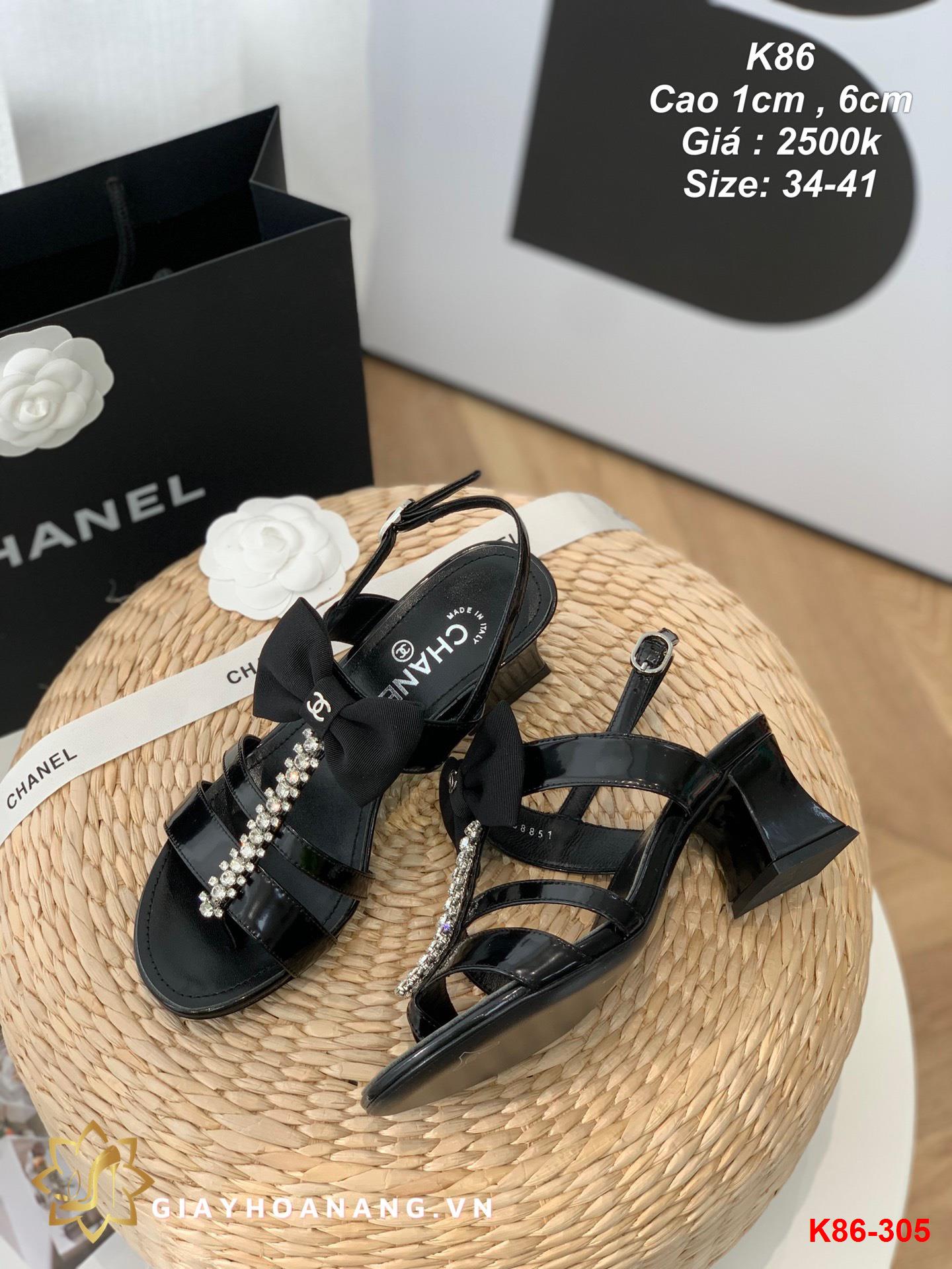 K86-305 Chanel sand cao 1cm , 6cm siêu cấp