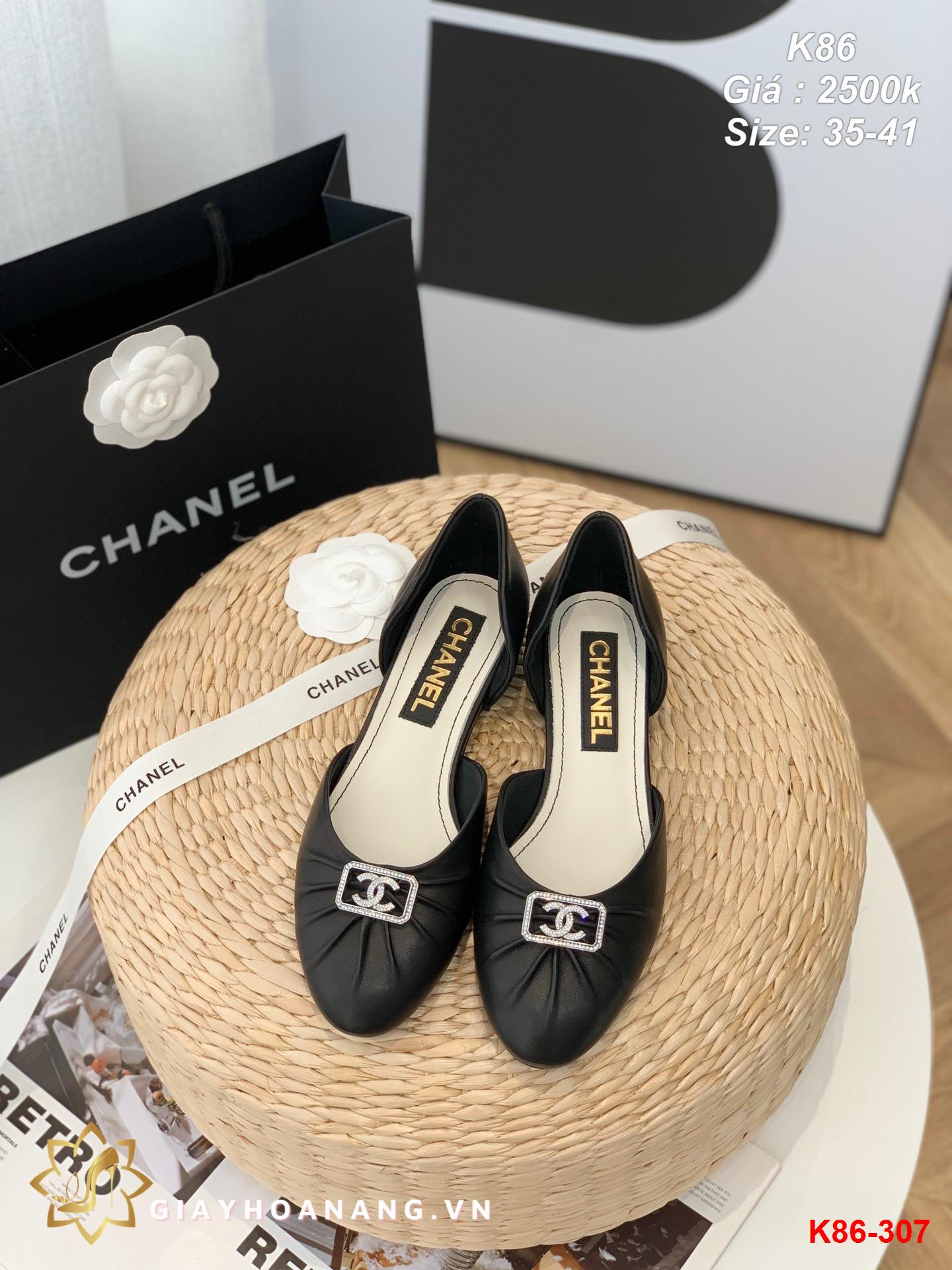 K86-307 Chanel giày bệt siêu cấp