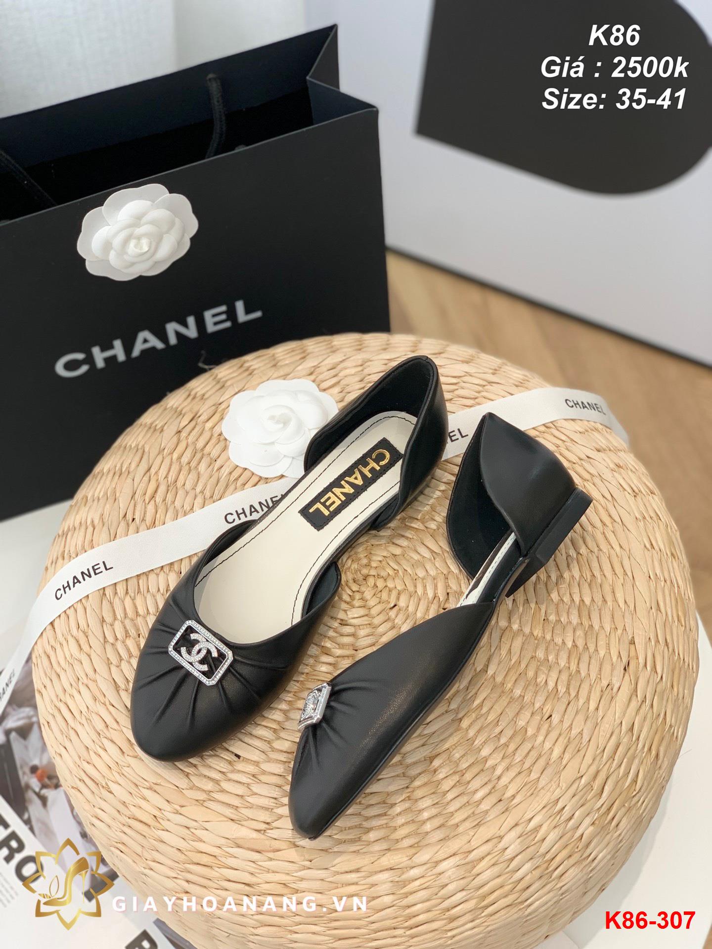 K86-307 Chanel giày bệt siêu cấp