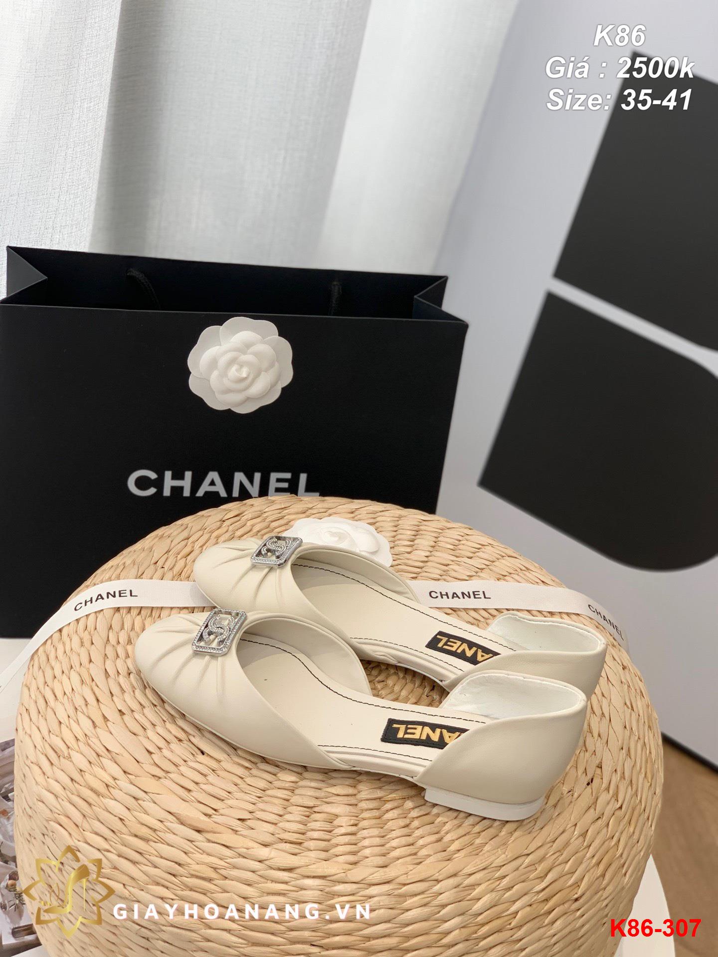 K86-307 Chanel giày bệt siêu cấp