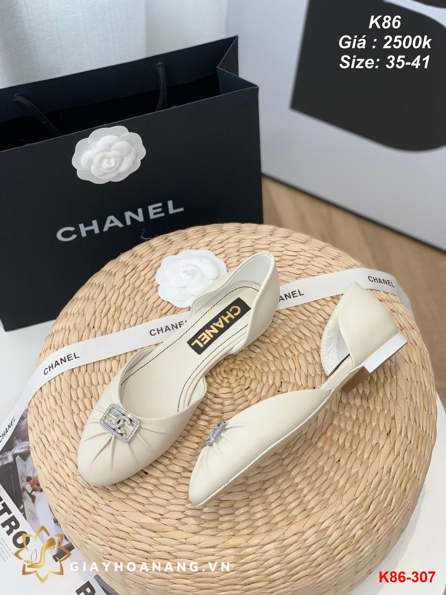 K86-307 Chanel giày bệt siêu cấp