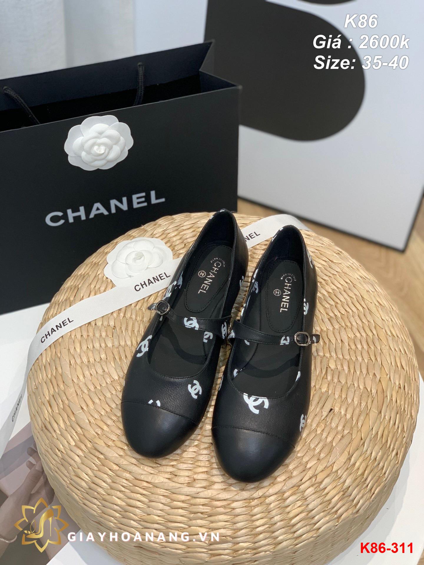 K86-311 Chanel giày bệt siêu cấp