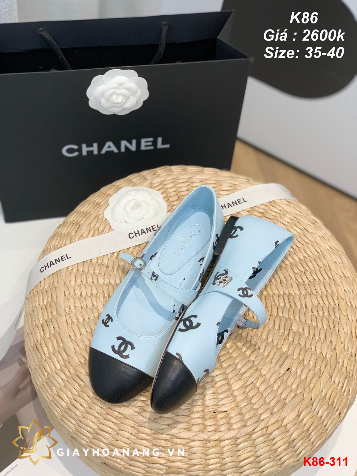 K86-311 Chanel giày bệt siêu cấp