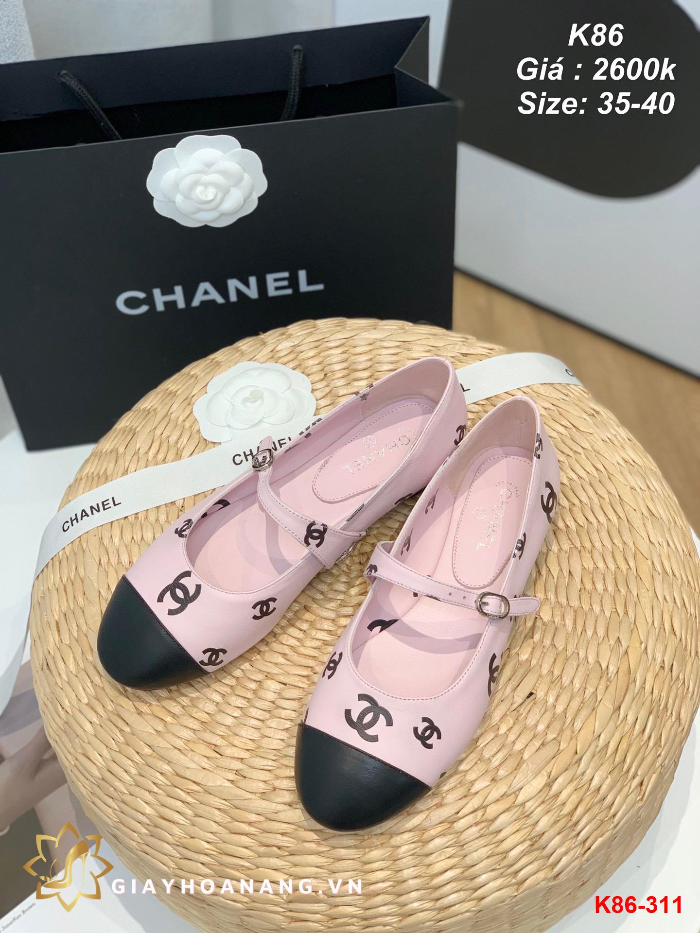 K86-311 Chanel giày bệt siêu cấp