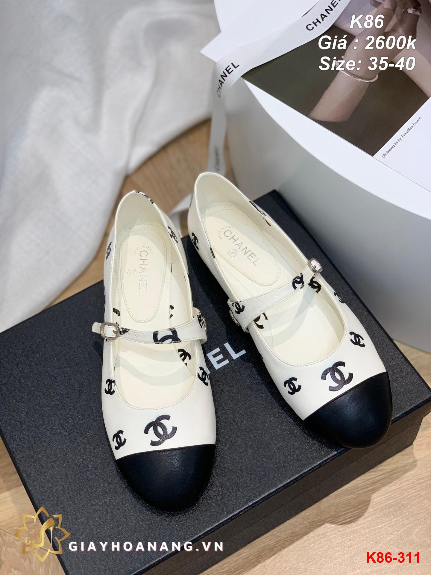 K86-311 Chanel giày bệt siêu cấp