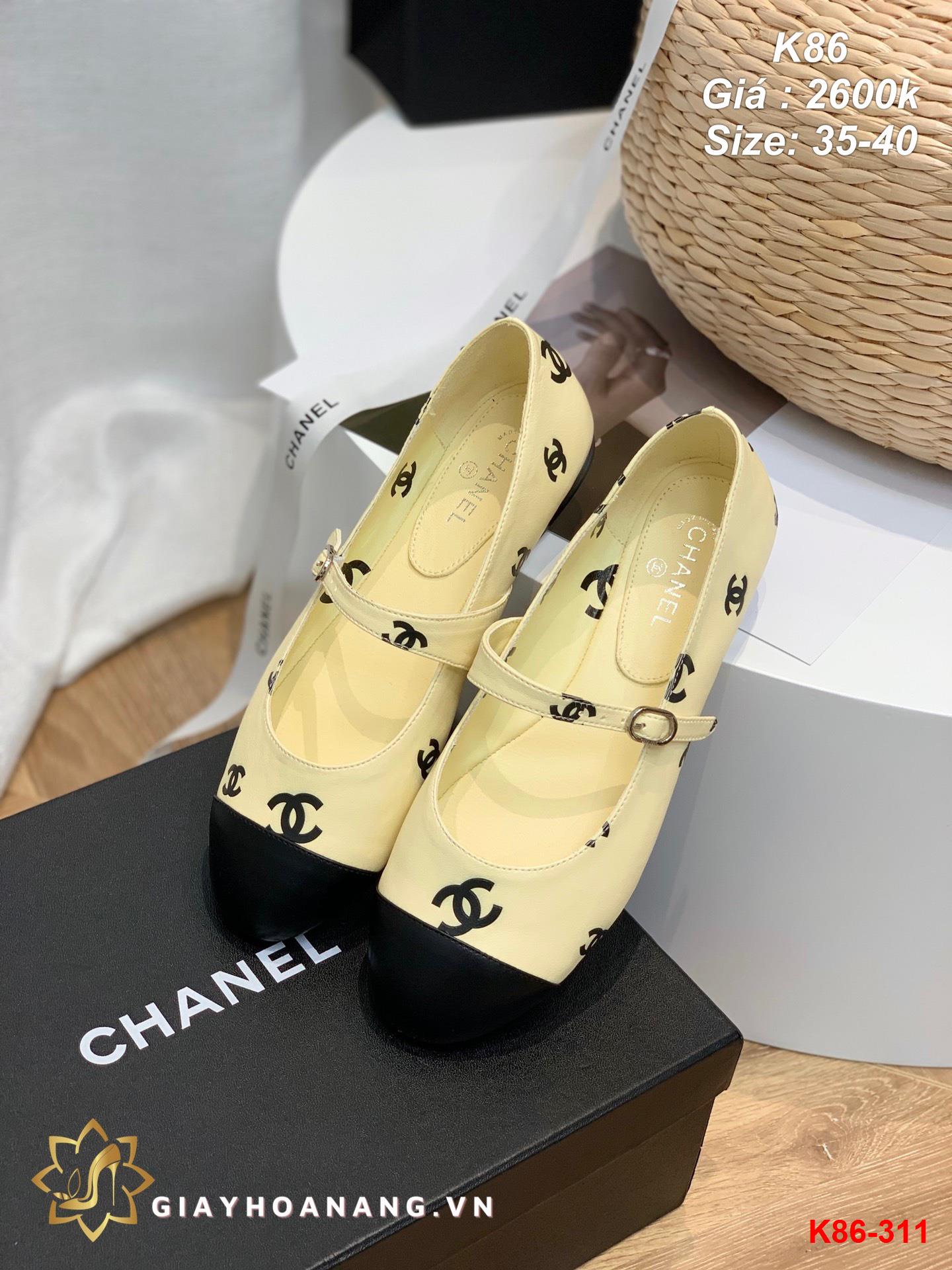 K86-311 Chanel giày bệt siêu cấp