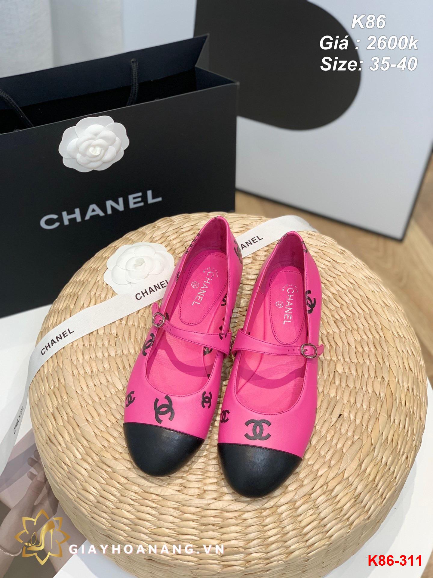 K86-311 Chanel giày bệt siêu cấp