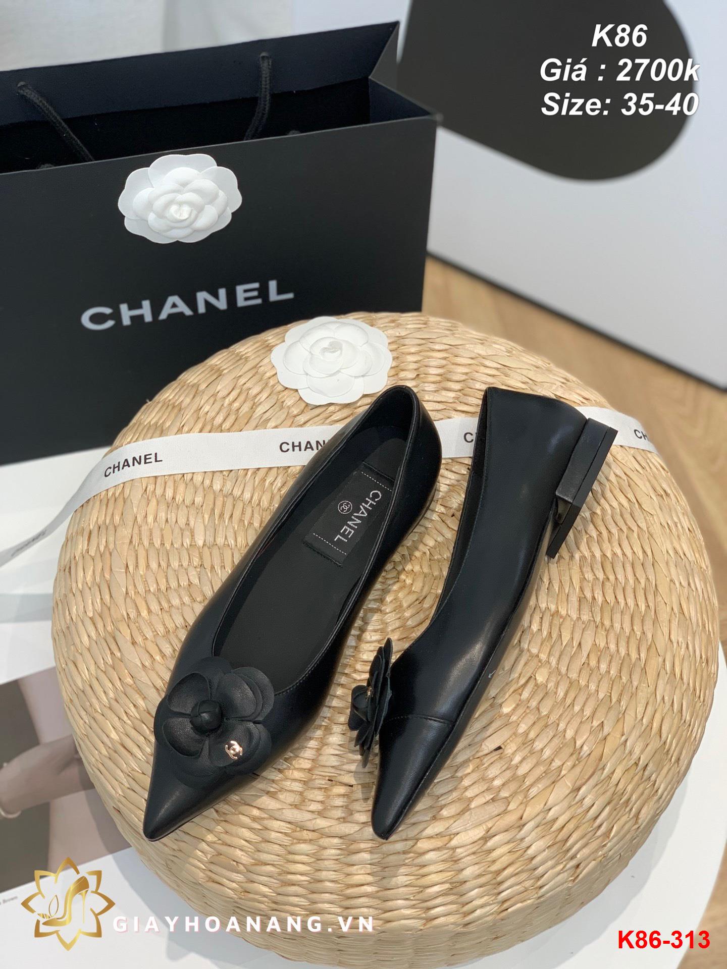 K86-313 Chanel giày bệt siêu cấp