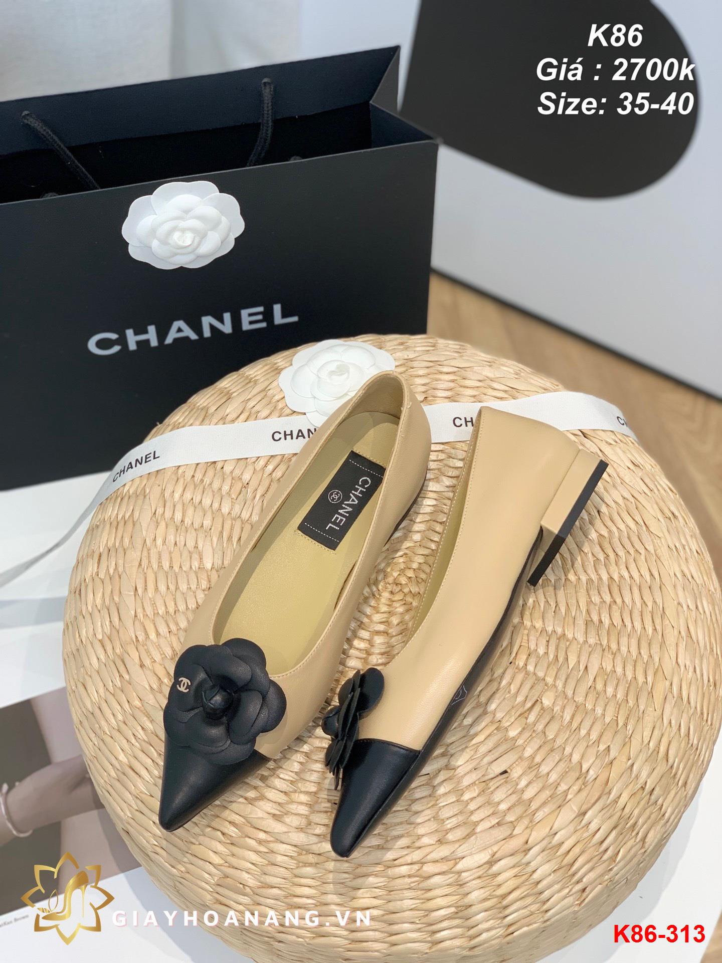 K86-313 Chanel giày bệt siêu cấp