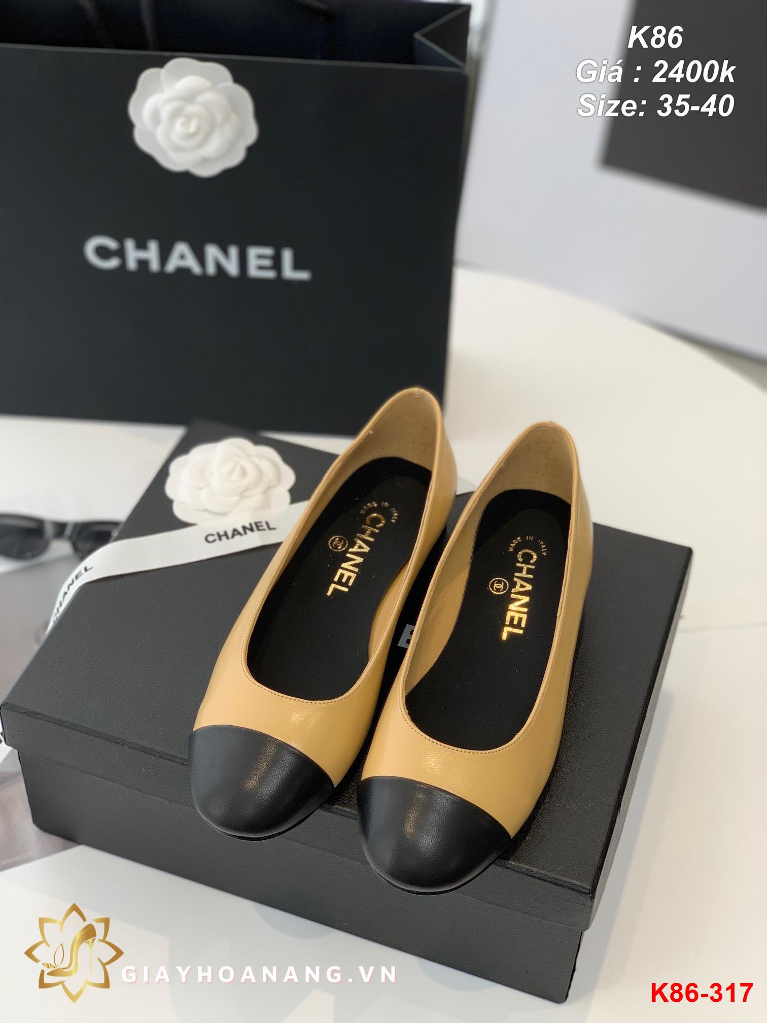 K86-317 Chanel giày bệt siêu cấp