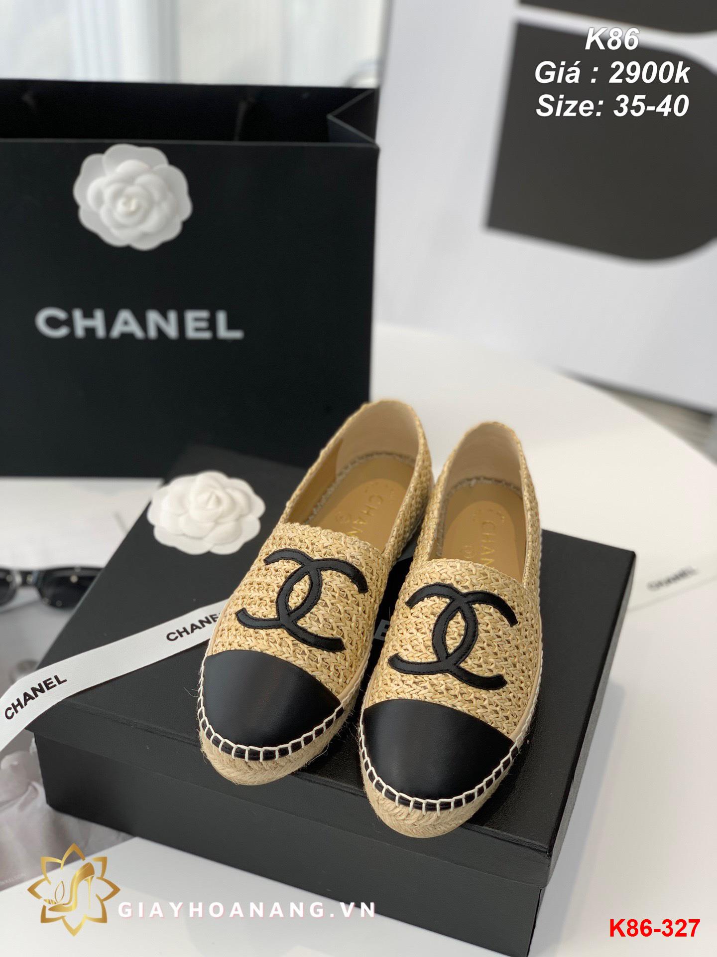 K86-327 Chanel giày lười siêu cấp