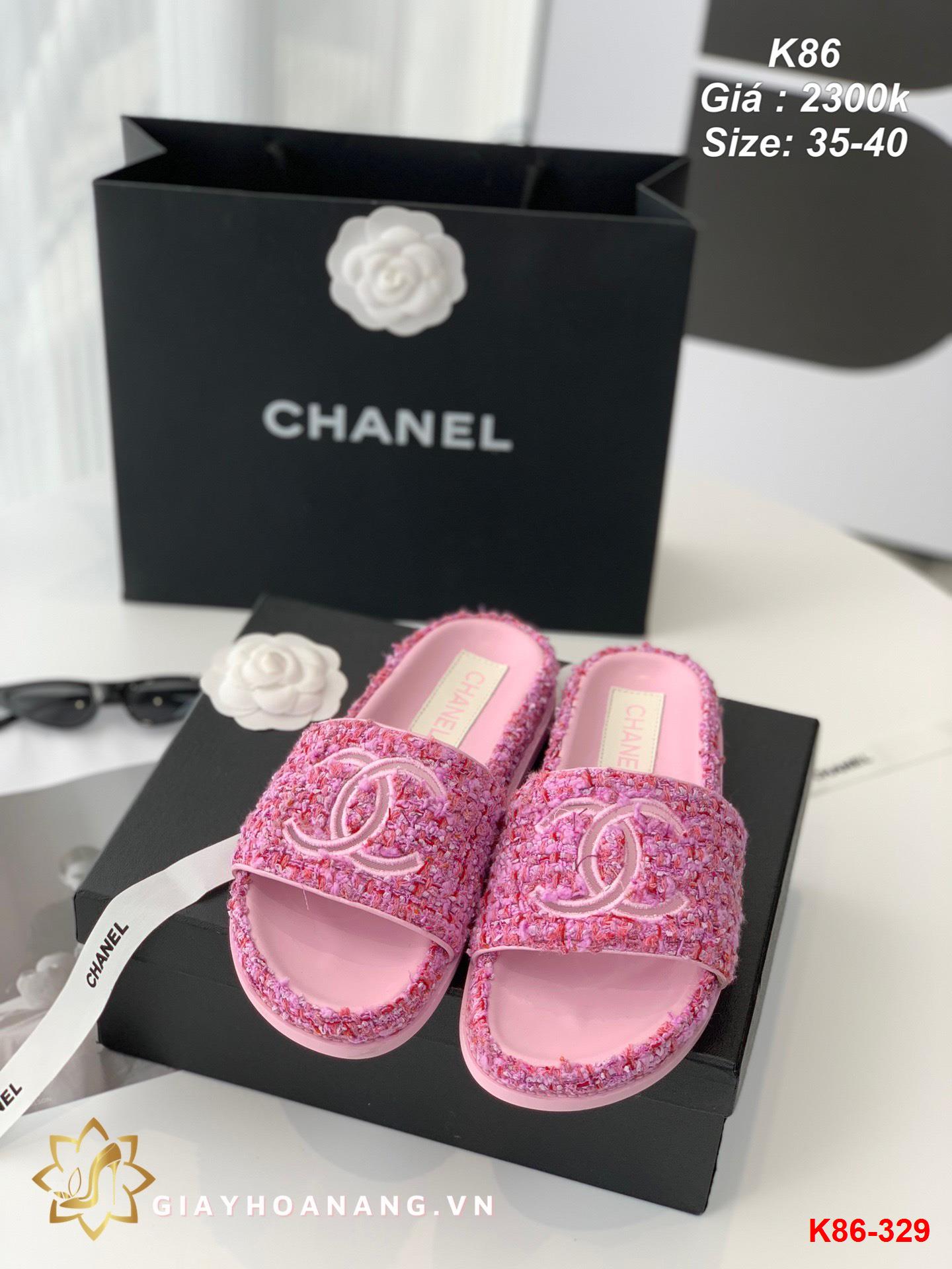 K86-329 Chanel dép siêu cấp