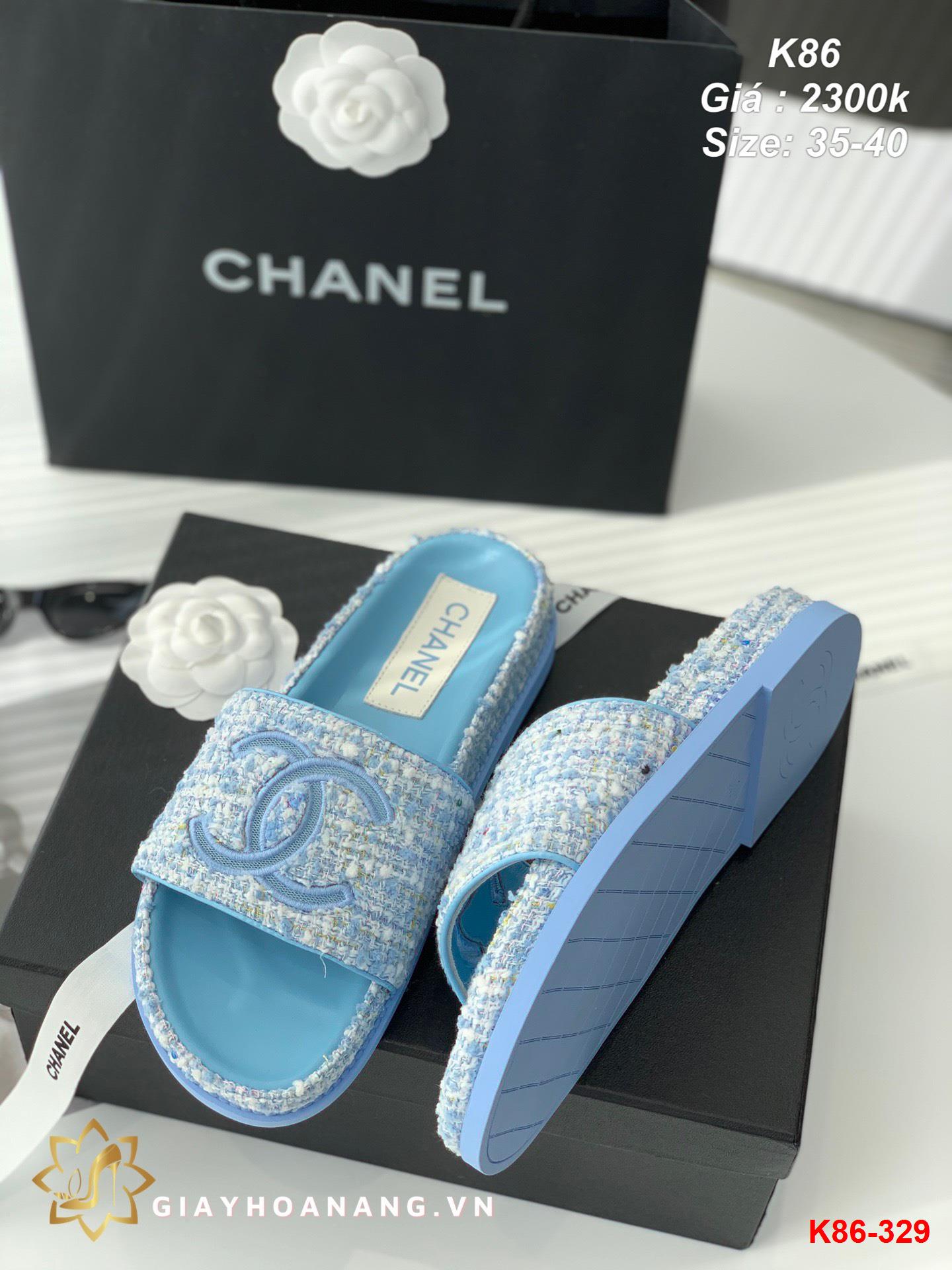 K86-329 Chanel dép siêu cấp