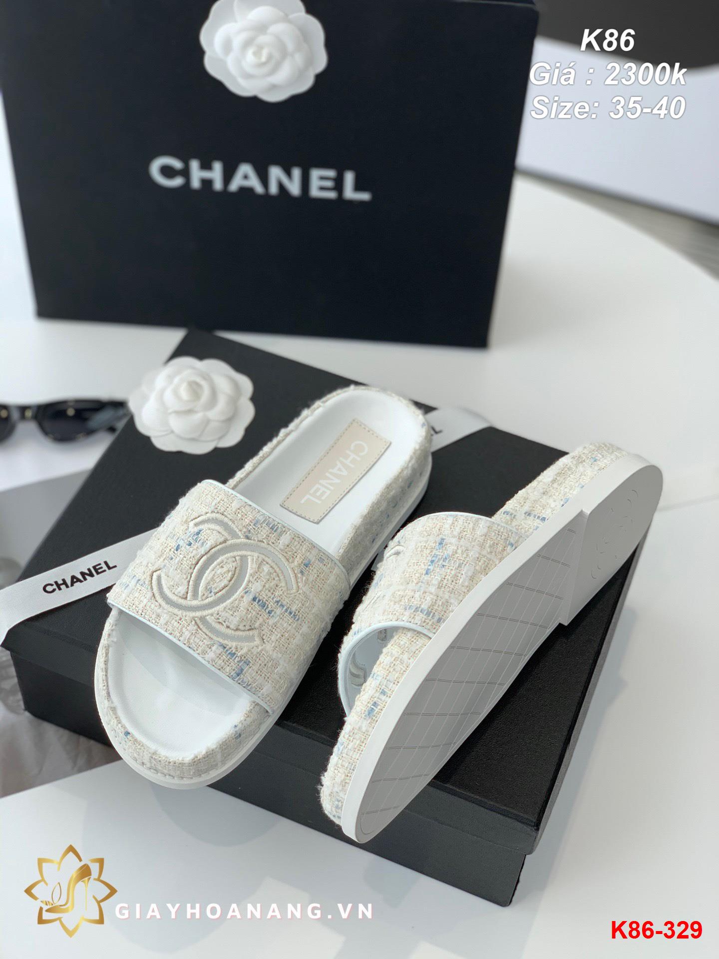 K86-329 Chanel dép siêu cấp