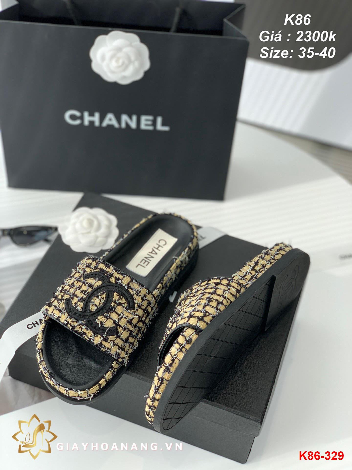 K86-329 Chanel dép siêu cấp