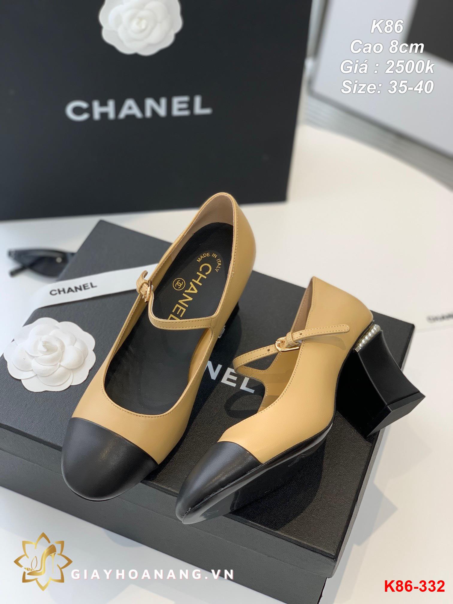 K86-332 Chanel sandal cao 8cm siêu cấp