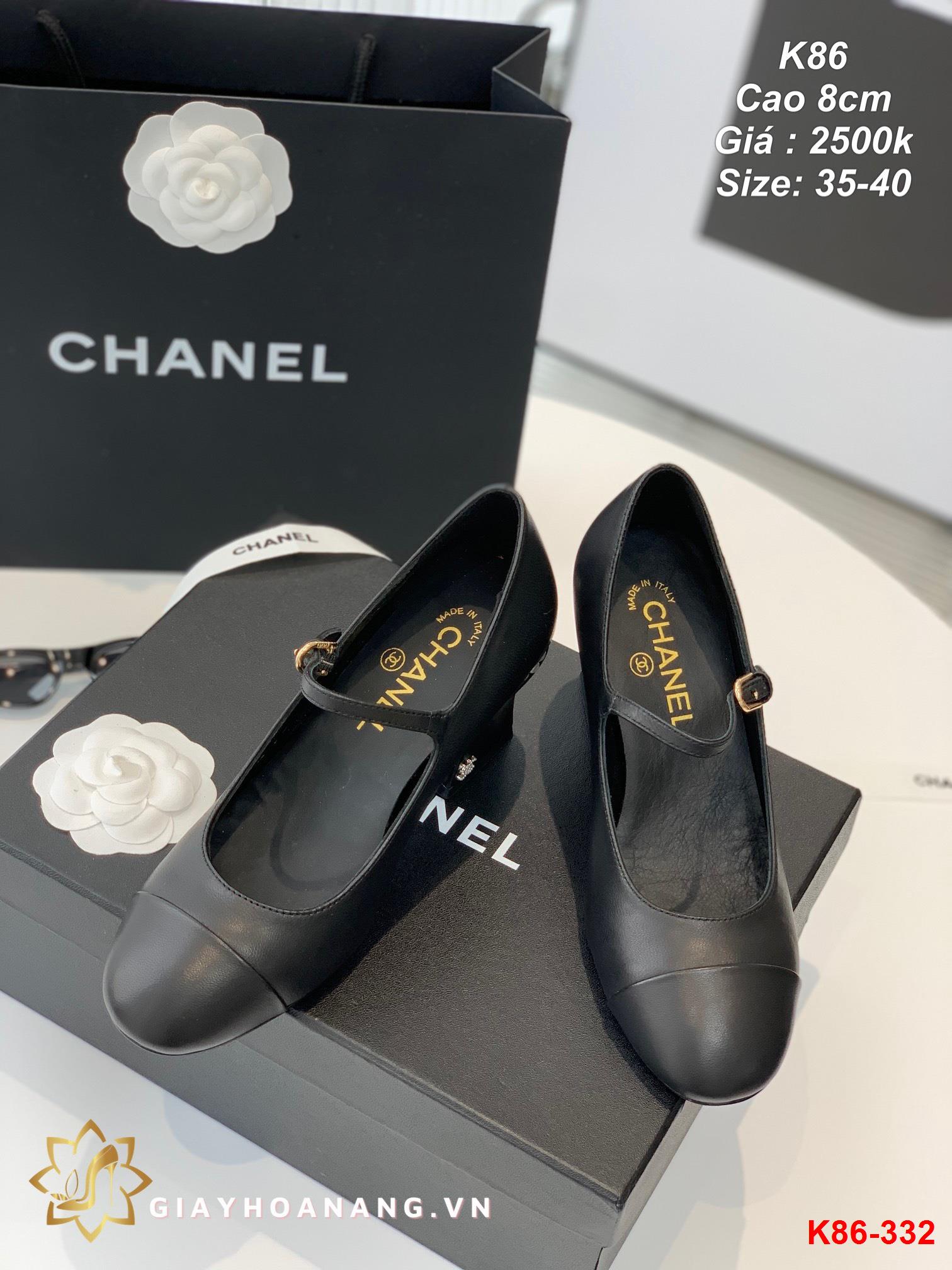 K86-332 Chanel sandal cao 8cm siêu cấp