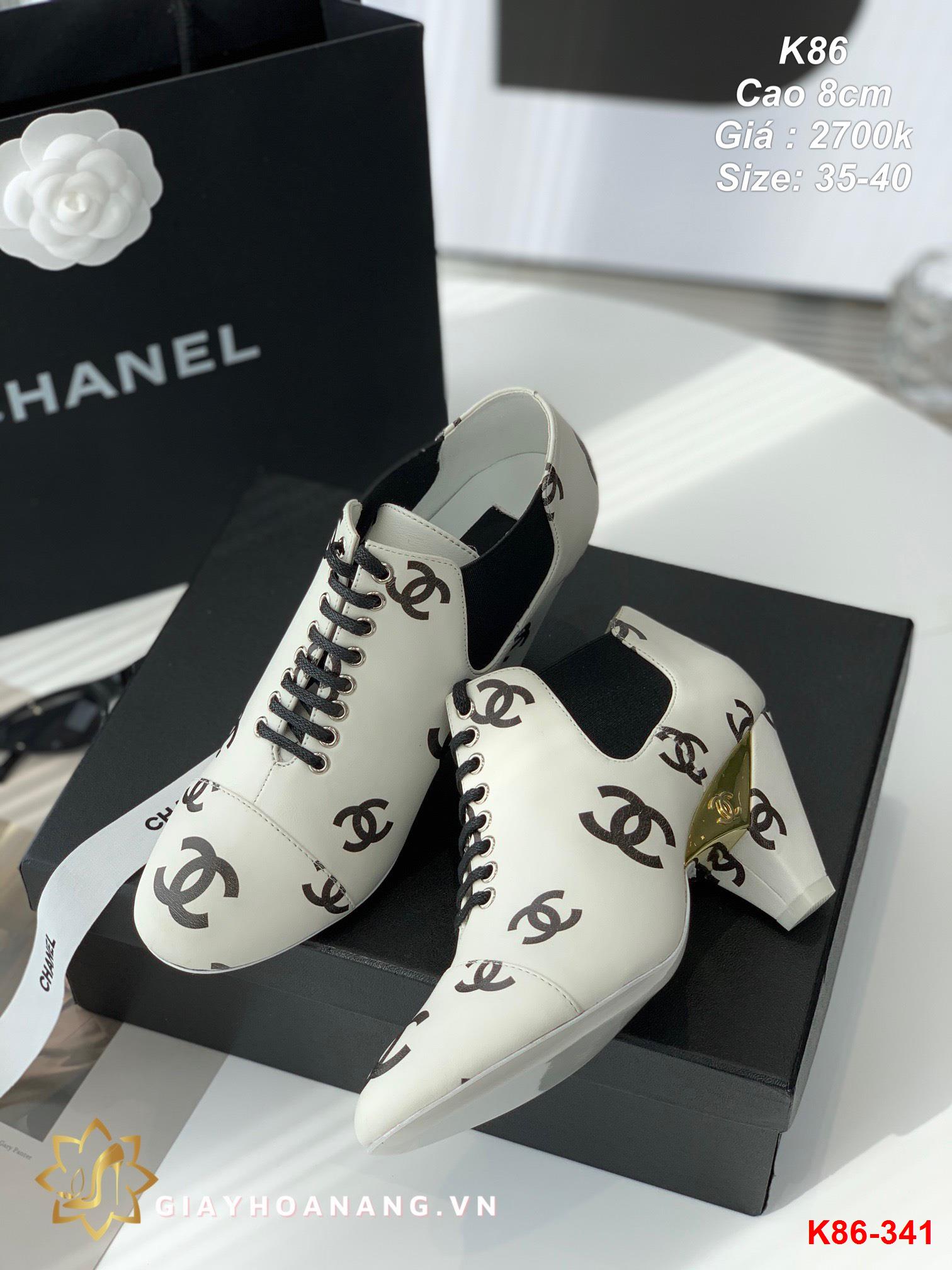 K86-341 Chanel giày cao 8cm siêu cấp