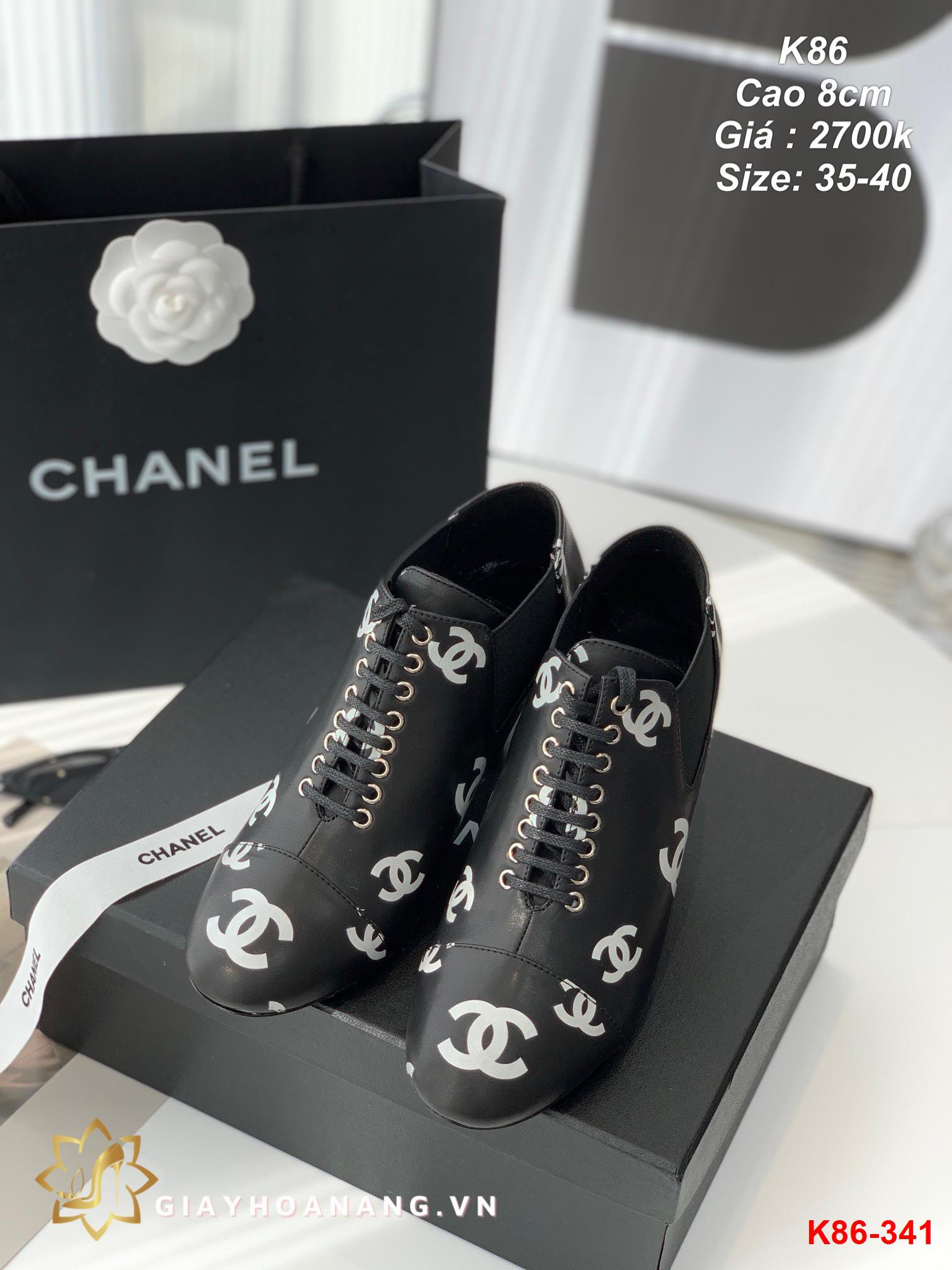 K86-341 Chanel giày cao 8cm siêu cấp