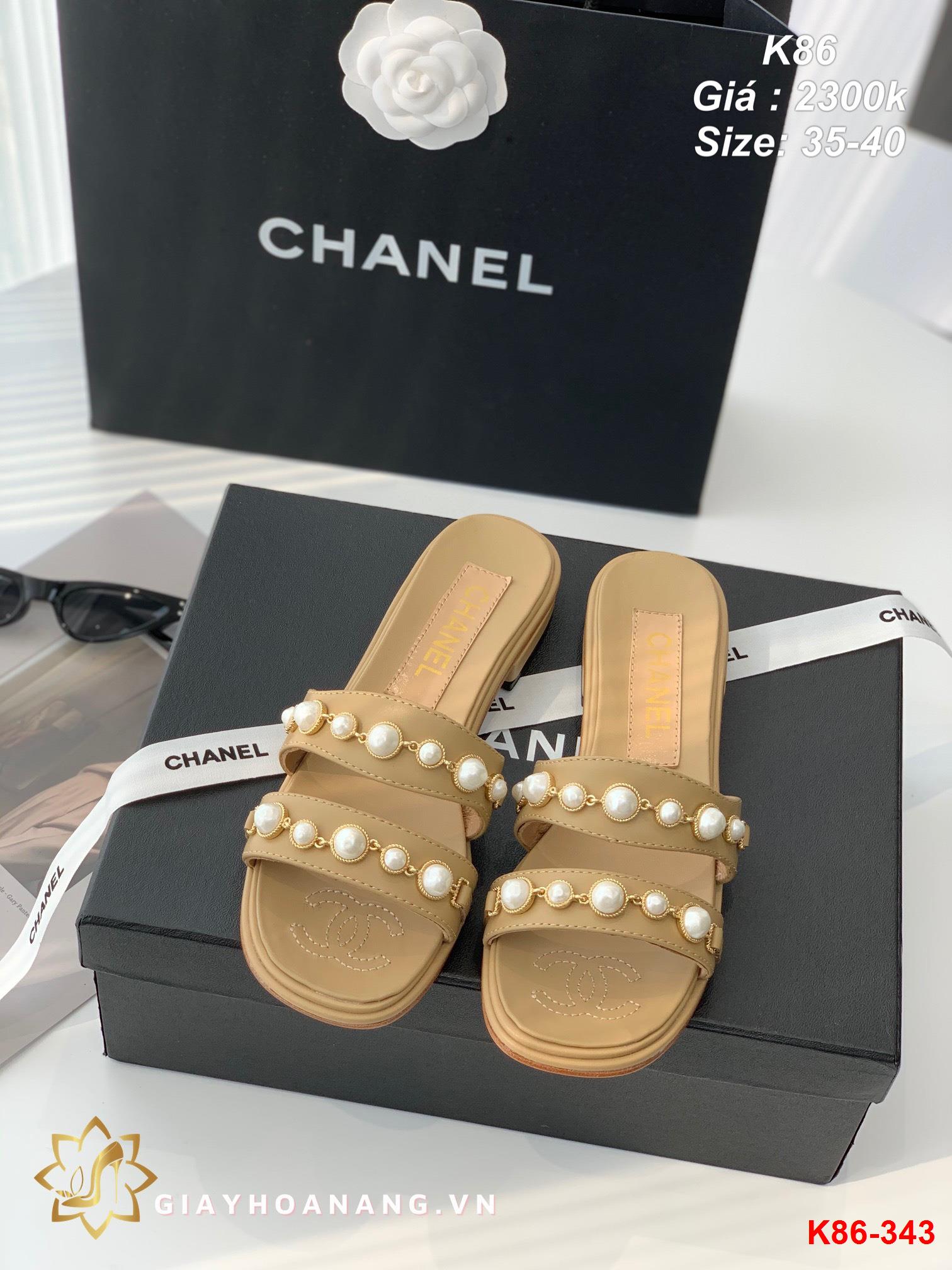 K86-343 Chanel dép siêu cấp